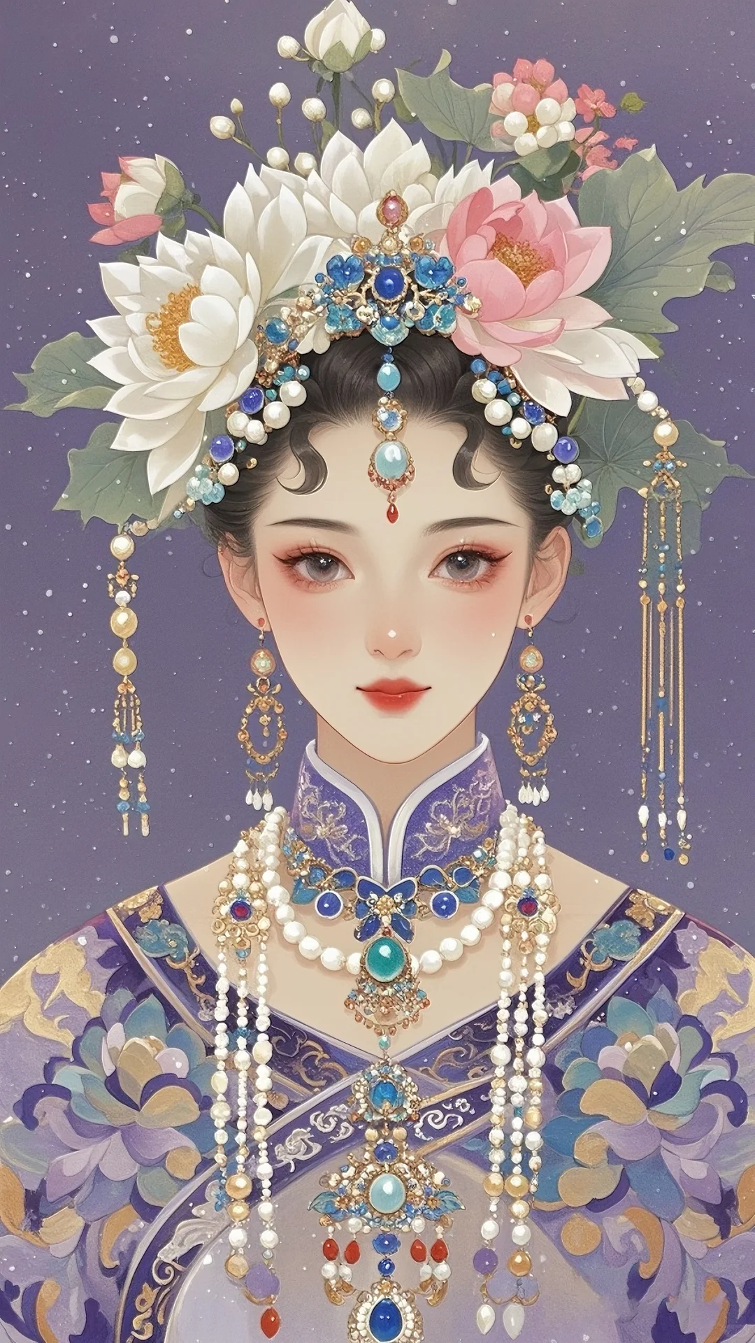 被问爆💥 这古典宫廷美人插画，美到心颤✨
