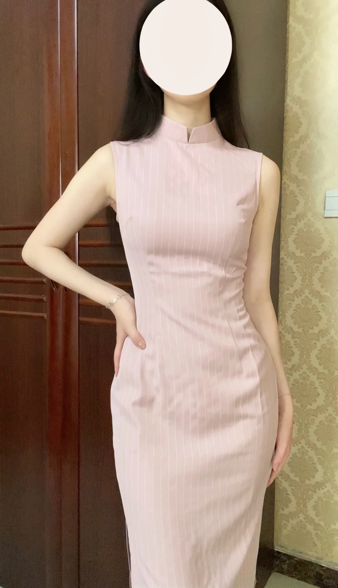 🎀粉色or绿色？｜难以抉择的一件旗袍