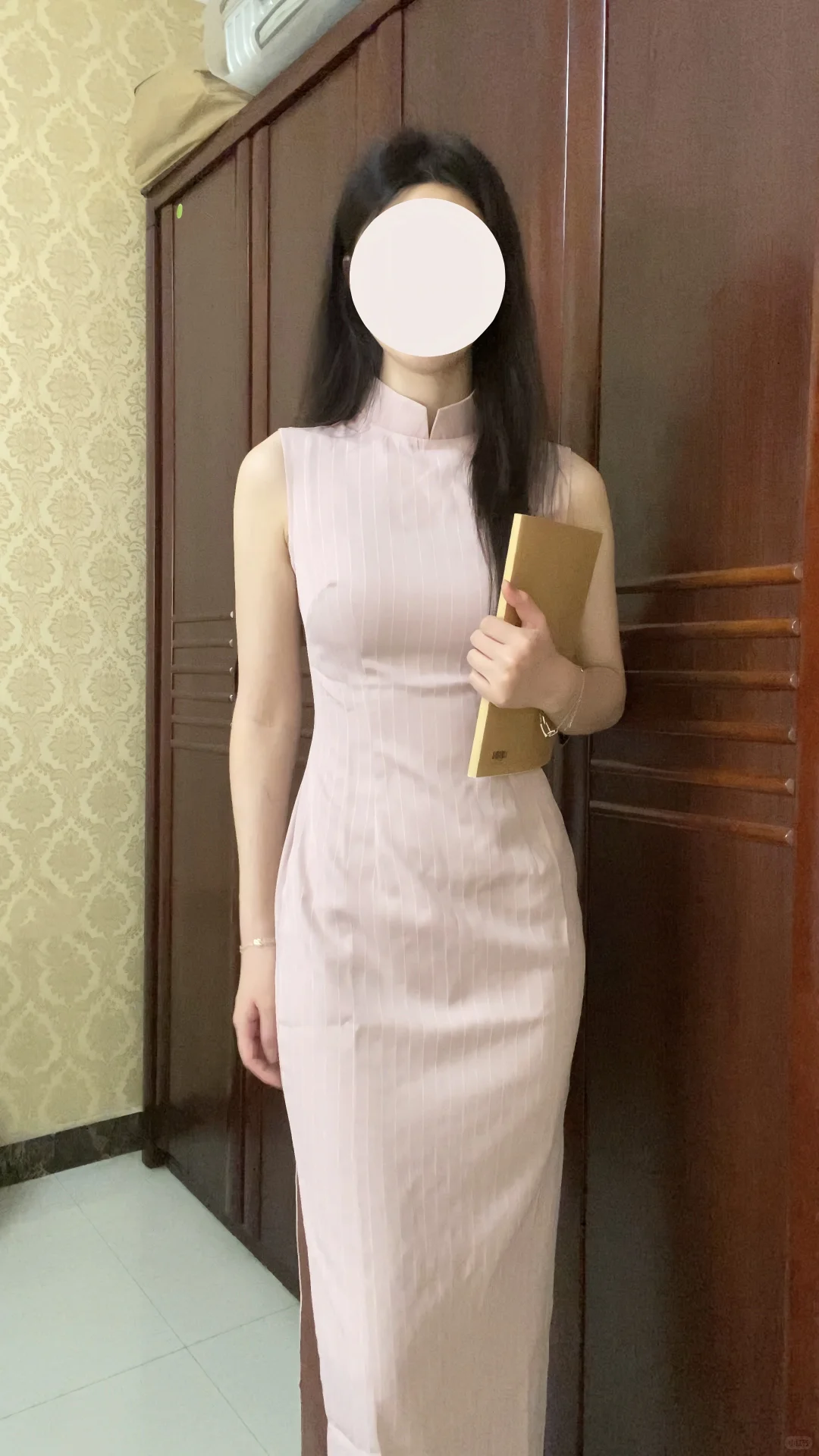 🎀粉色or绿色？｜难以抉择的一件旗袍