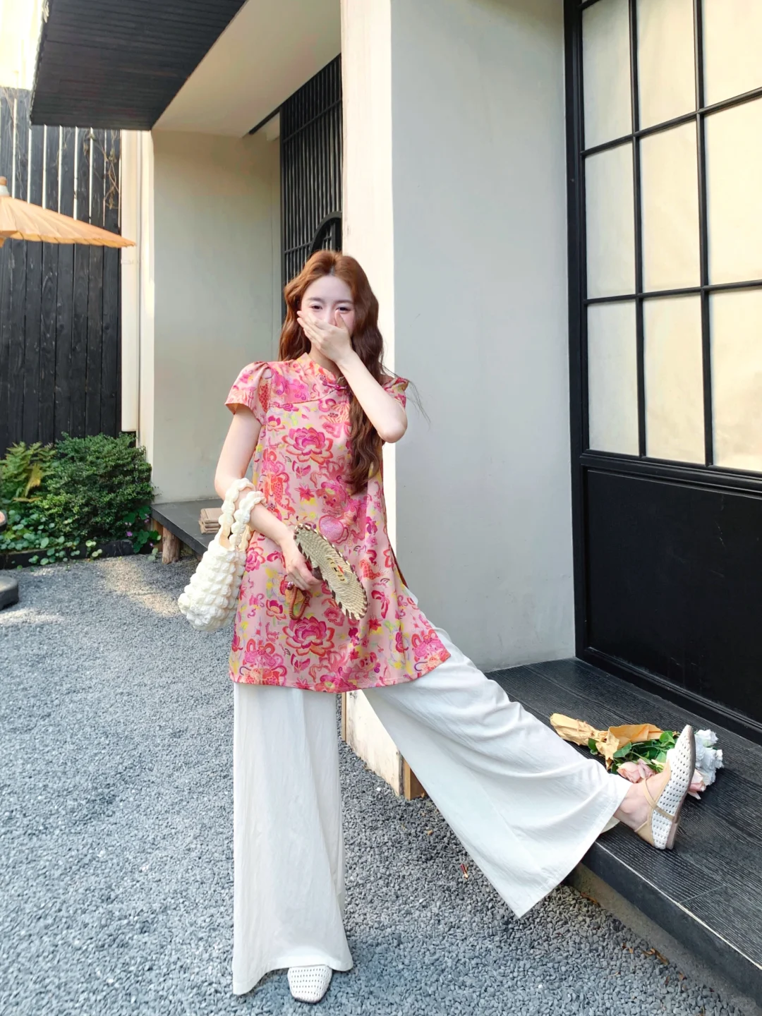 花色旗袍也可以很复古！🌼