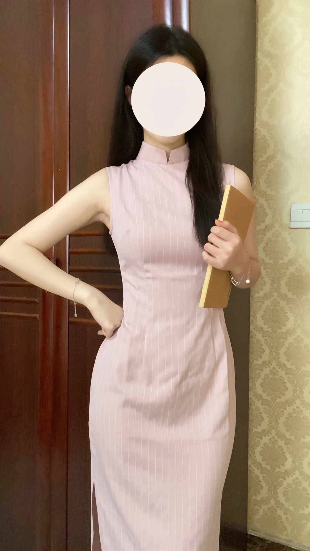 🎀粉色or绿色？｜难以抉择的一件旗袍
