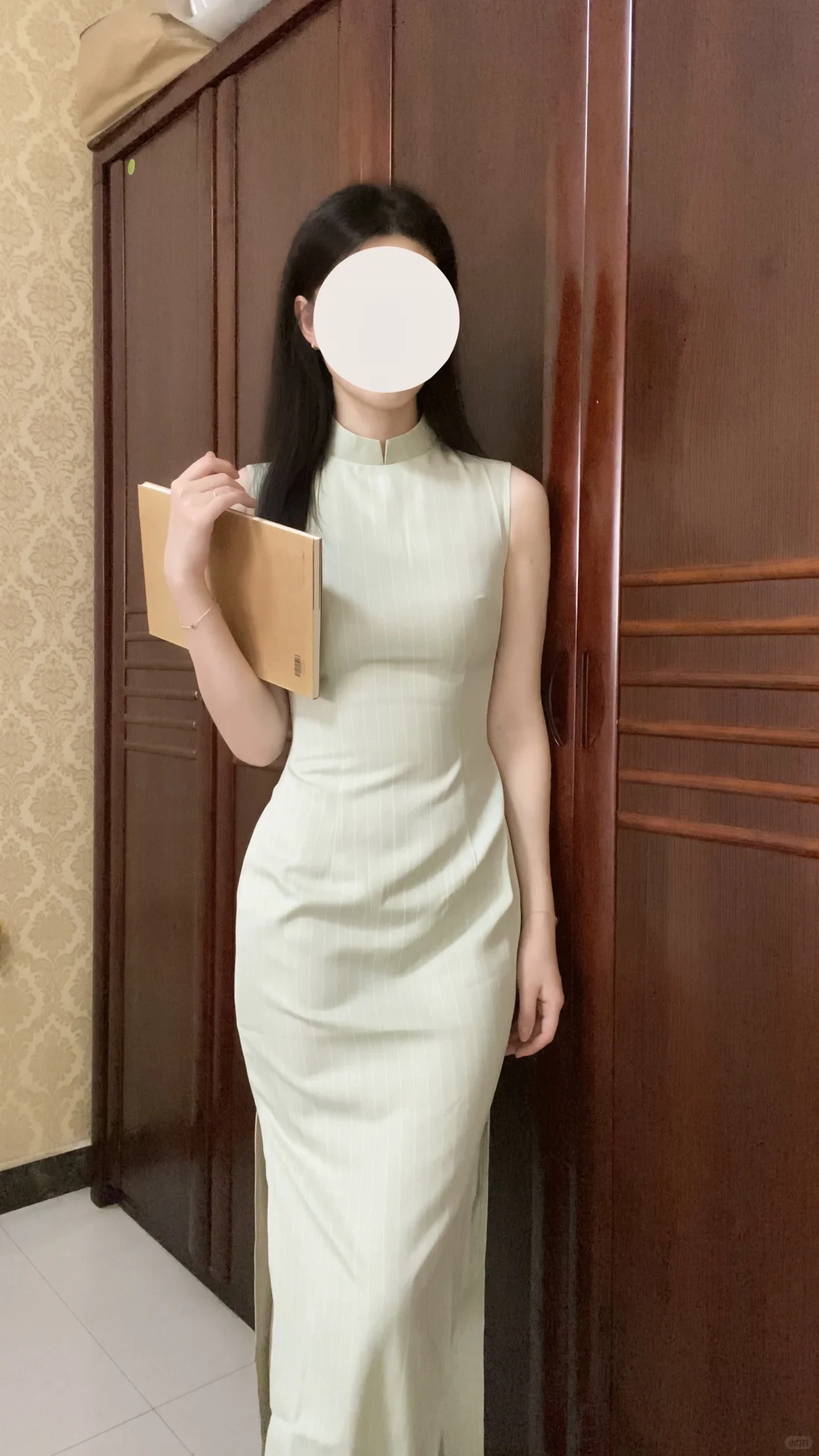🎀粉色or绿色？｜难以抉择的一件旗袍
