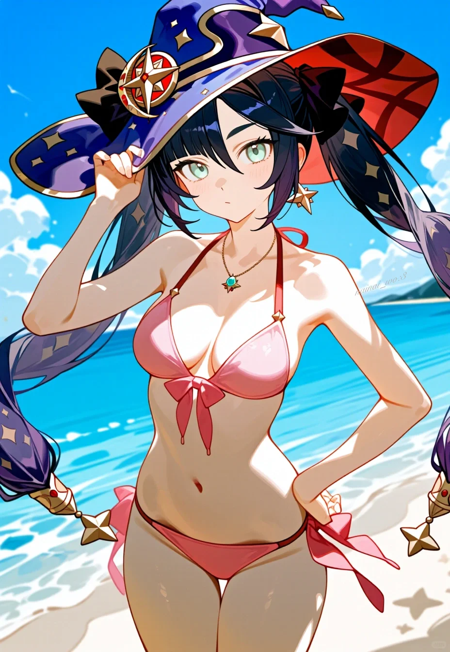 「原神AIGC.第2期｜这么热！去海边！」