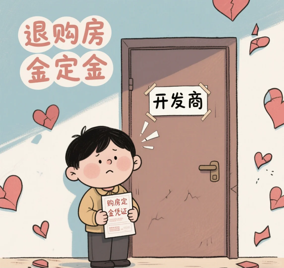 买房后悔了，开发商不同意退定金