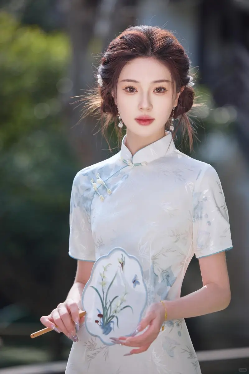 ✨救命！这件新中式旗袍也太适合日常穿了吧！
