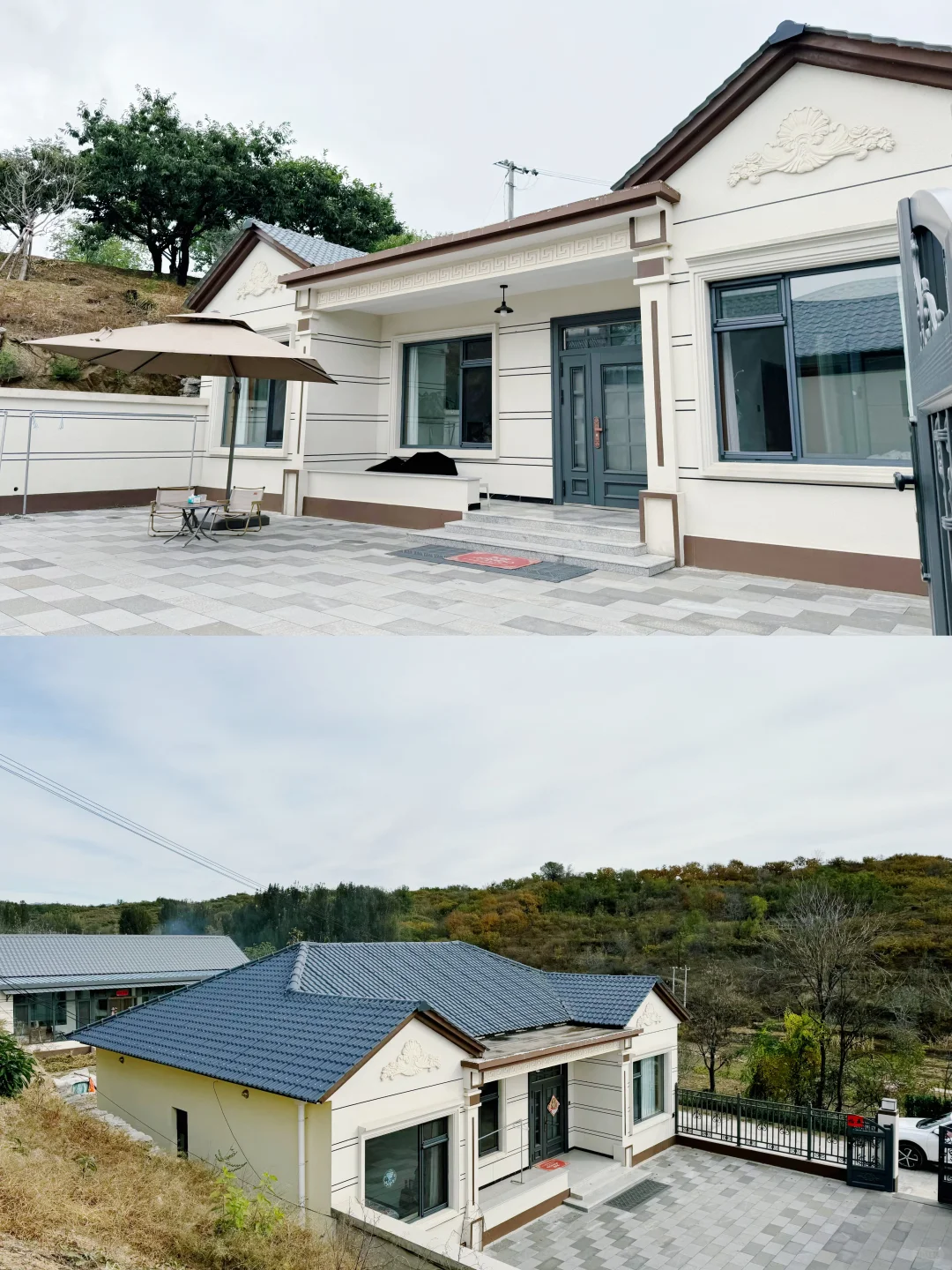 花33万“躺平”了… 在农村盖了130平带院房⚠️