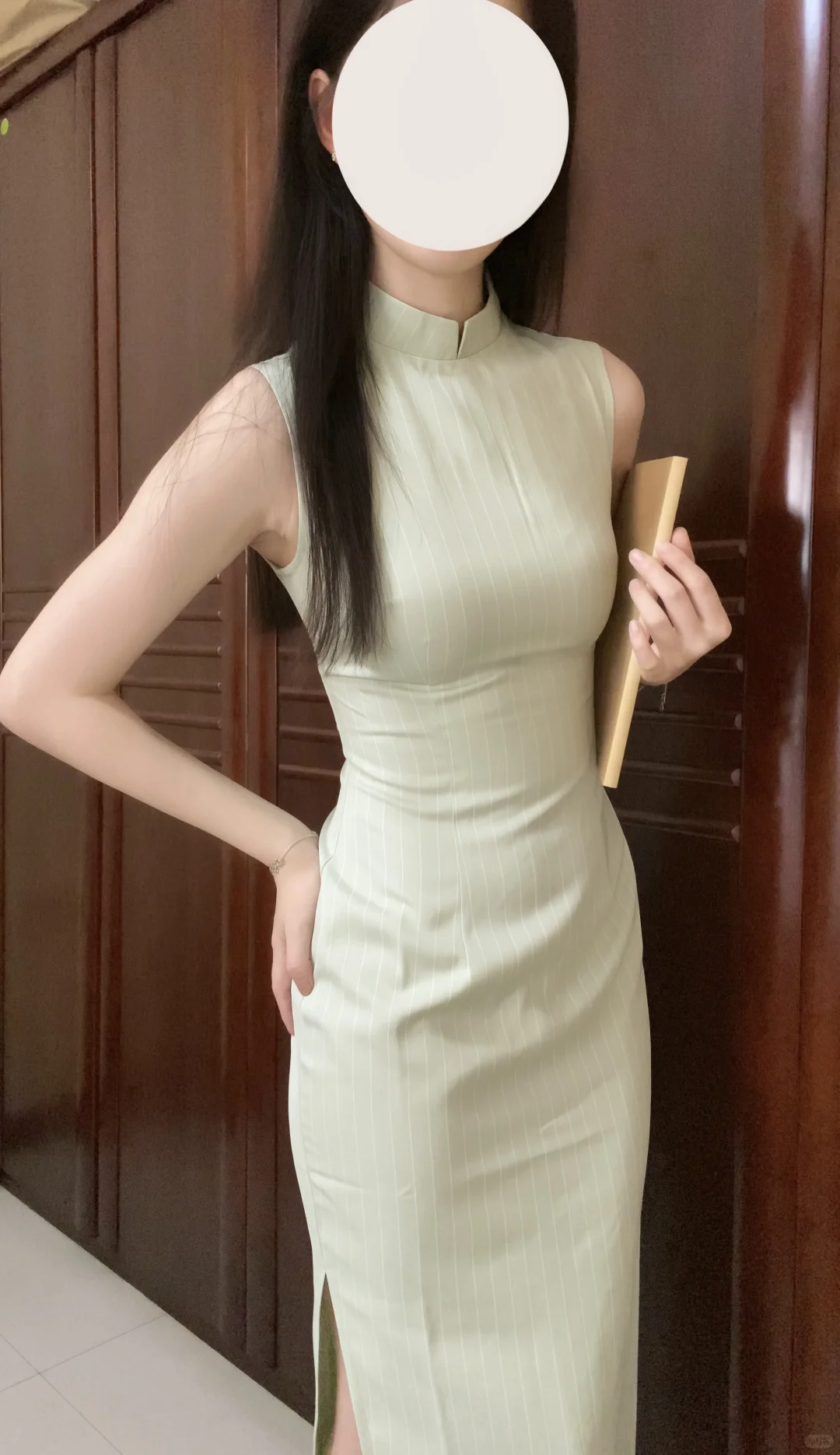 🎀粉色or绿色？｜难以抉择的一件旗袍