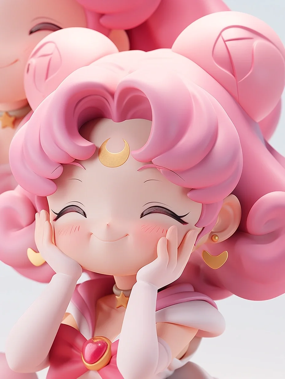 Midjourney❾可爱到炸！美少女战士最萌的是她