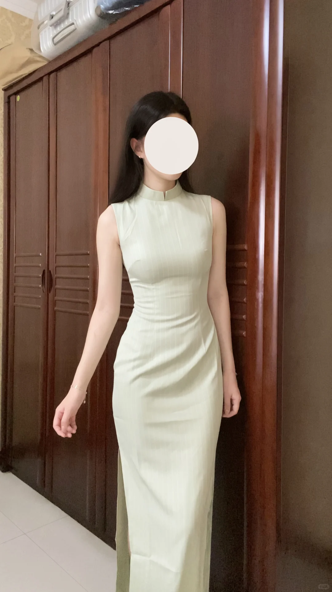🎀粉色or绿色？｜难以抉择的一件旗袍
