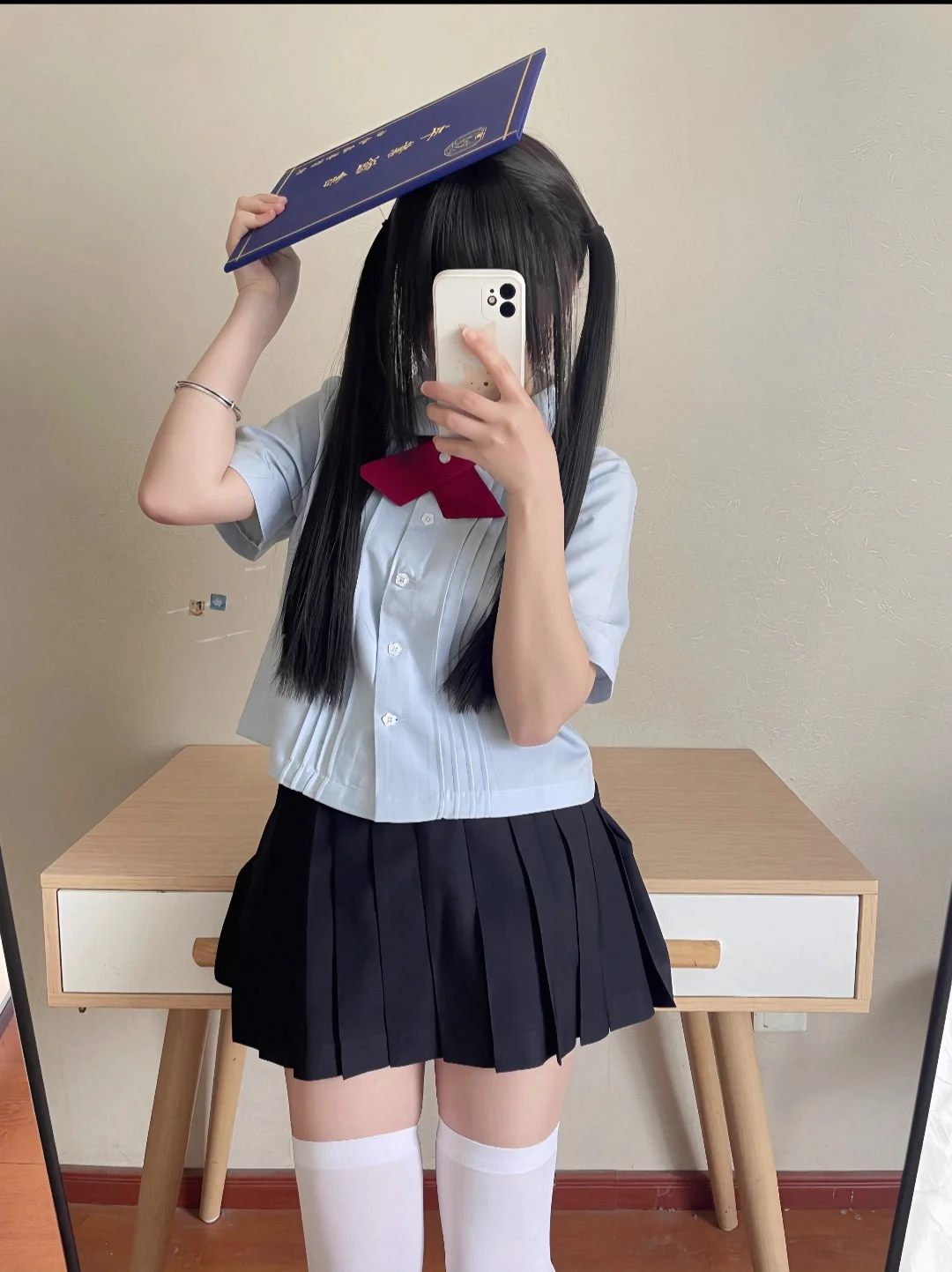 穿jk的夏天，好热好快乐呀！