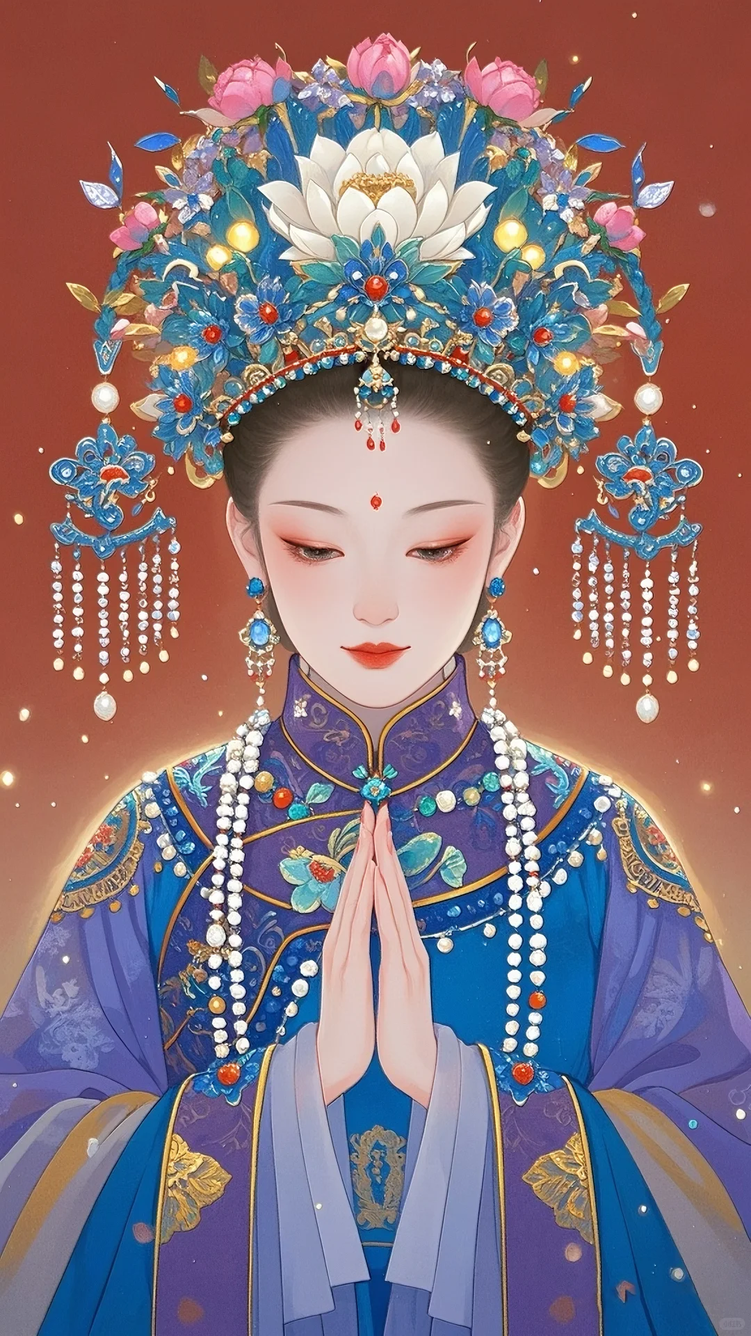 被问爆💥 这古典宫廷美人插画，美到心颤✨