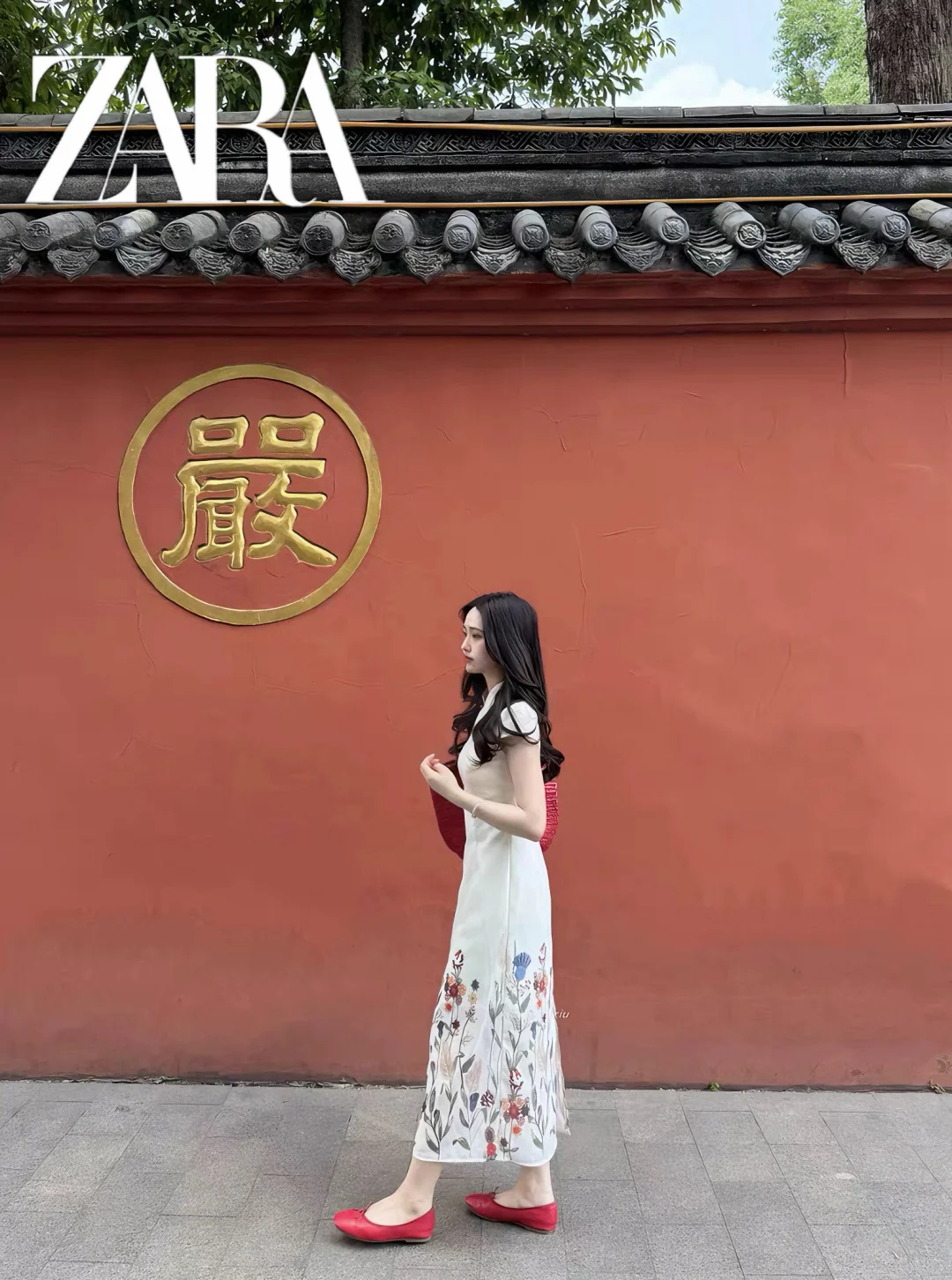 ZARA这件新中式旗袍也太好看了吧！限时69💰