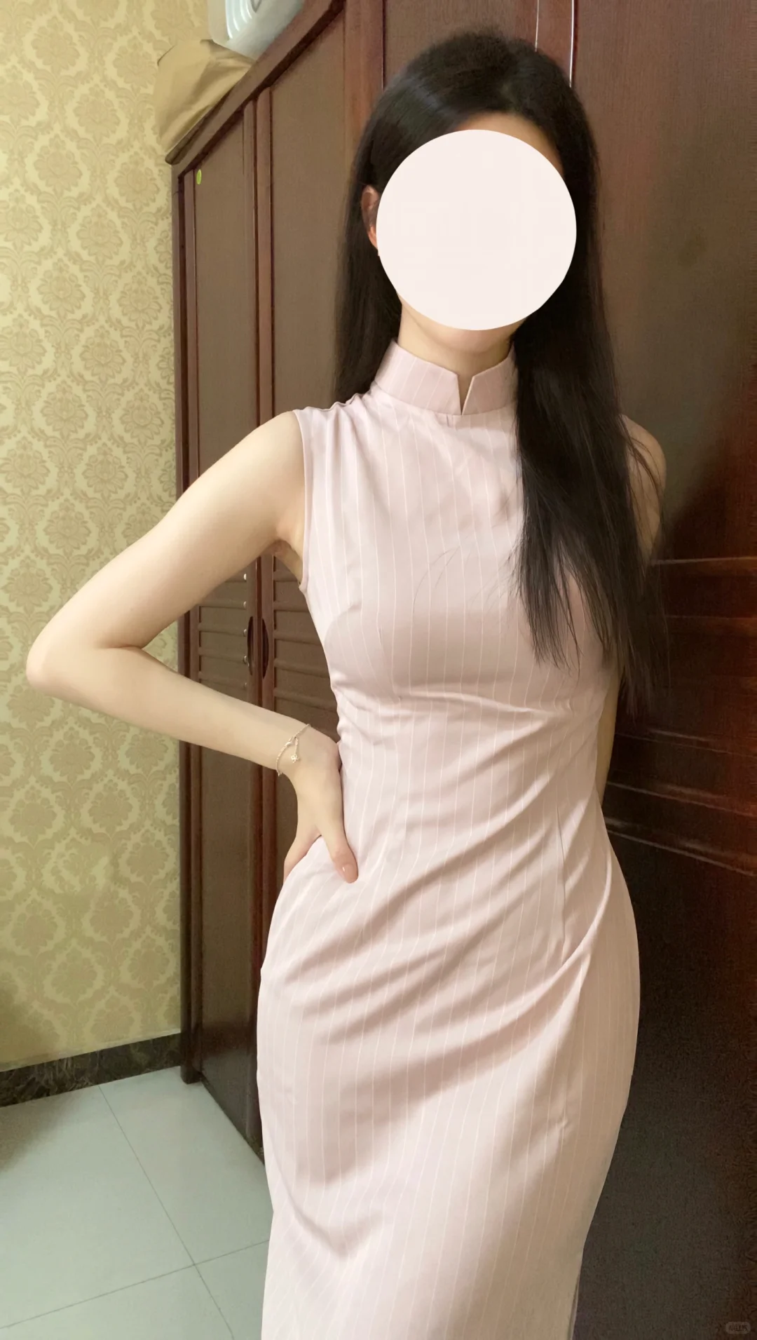 🎀粉色or绿色？｜难以抉择的一件旗袍