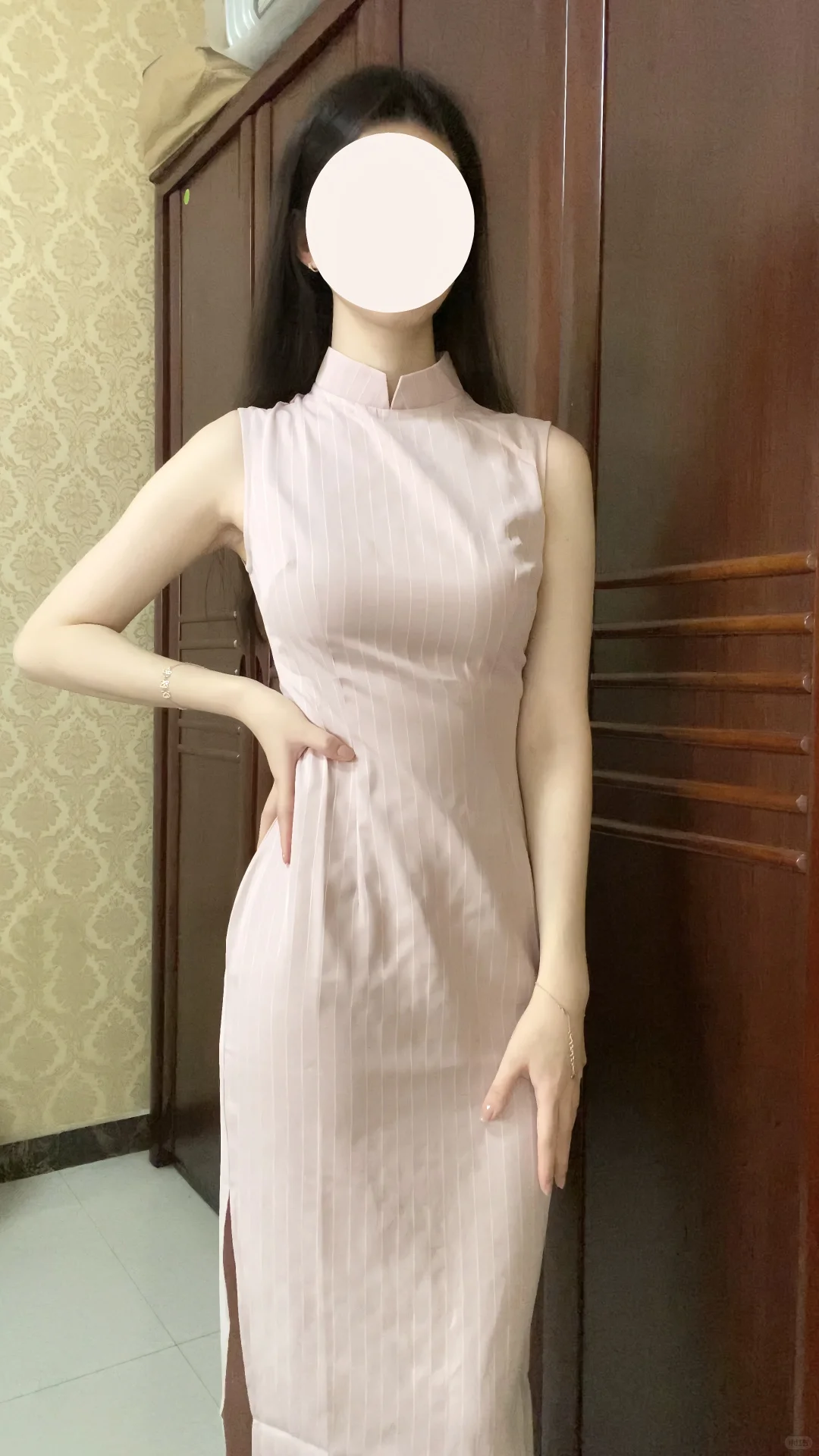 🎀粉色or绿色？｜难以抉择的一件旗袍