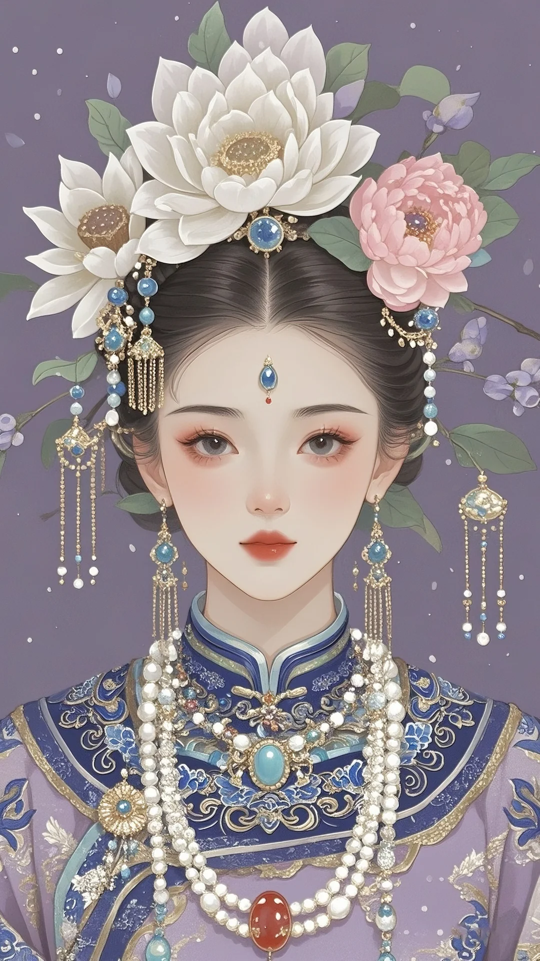 被问爆💥 这古典宫廷美人插画，美到心颤✨