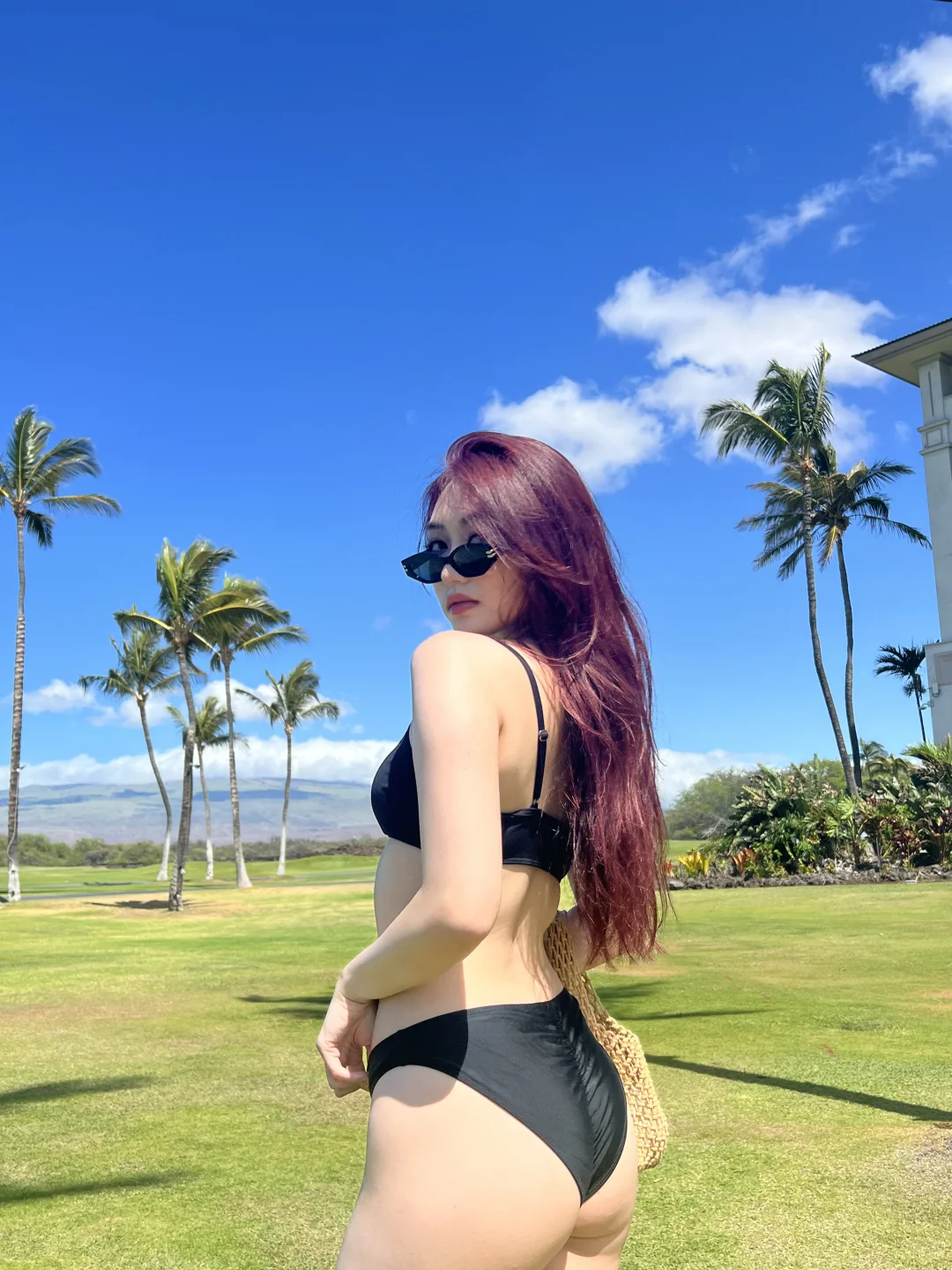 Find me under the palm trees 🌴☁️⛰️🕊️