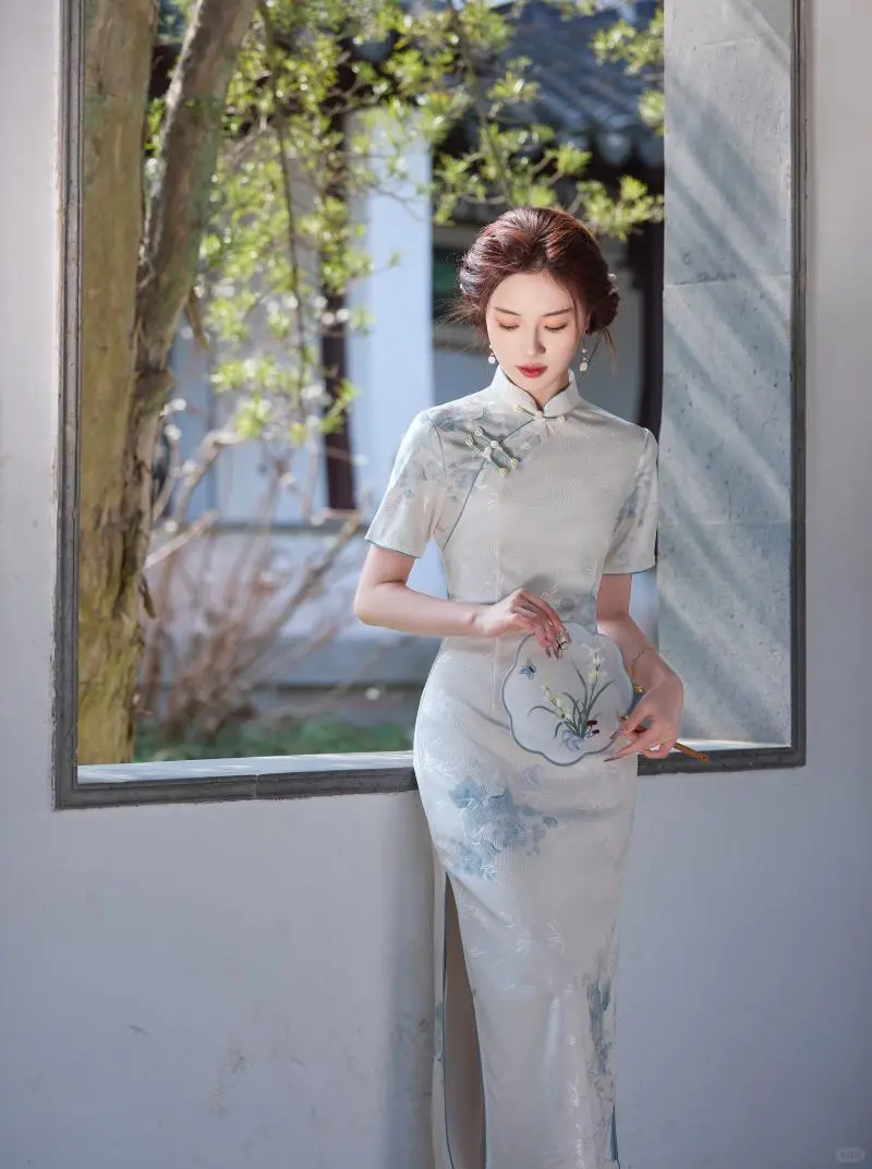 ✨救命！这件新中式旗袍也太适合日常穿了吧！