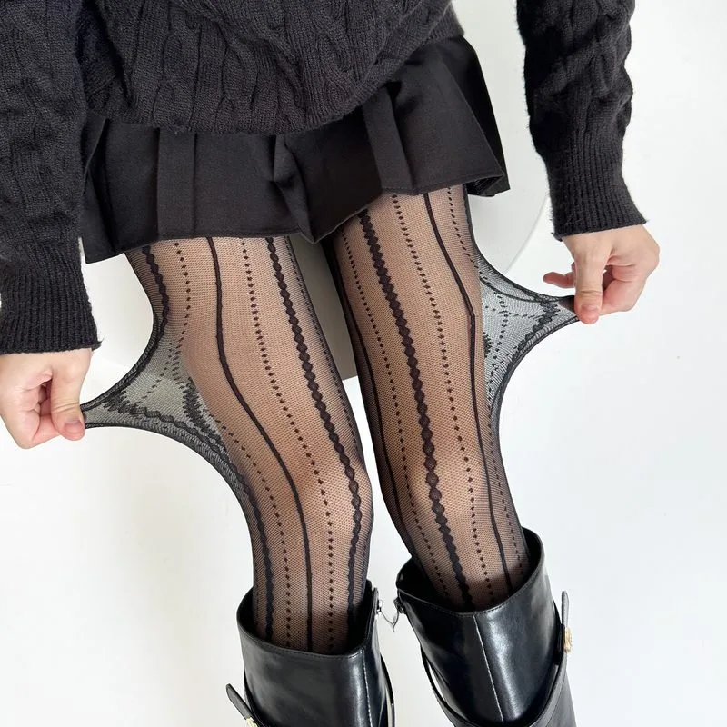 白丝控必入🧦复古麻花点点