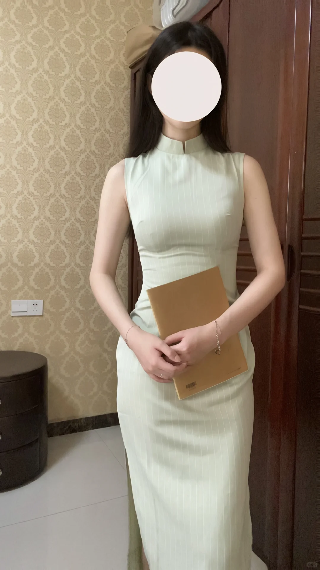 🎀粉色or绿色？｜难以抉择的一件旗袍
