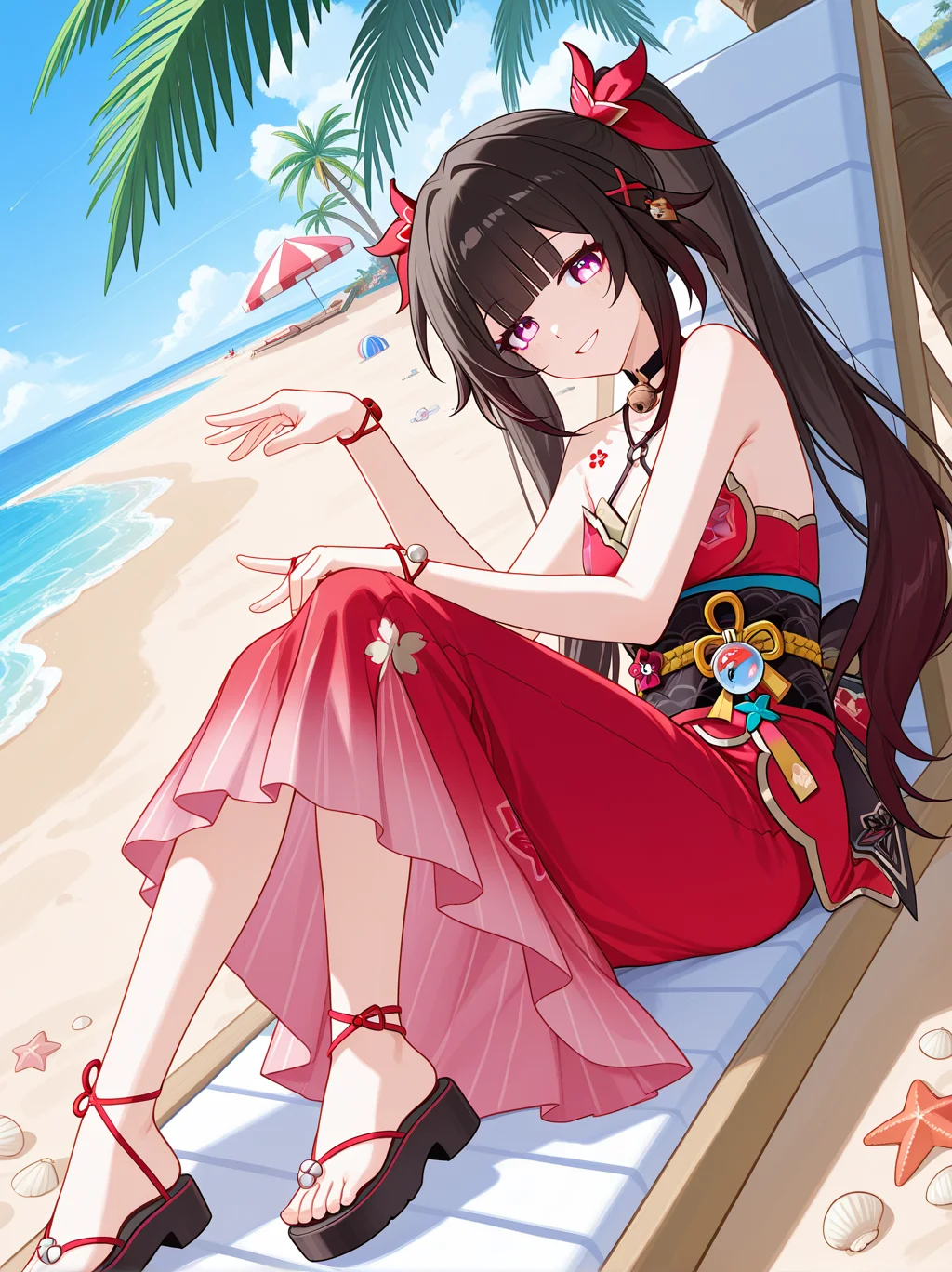 【花火の夏日暴击💥】海边少女壁纸免费领