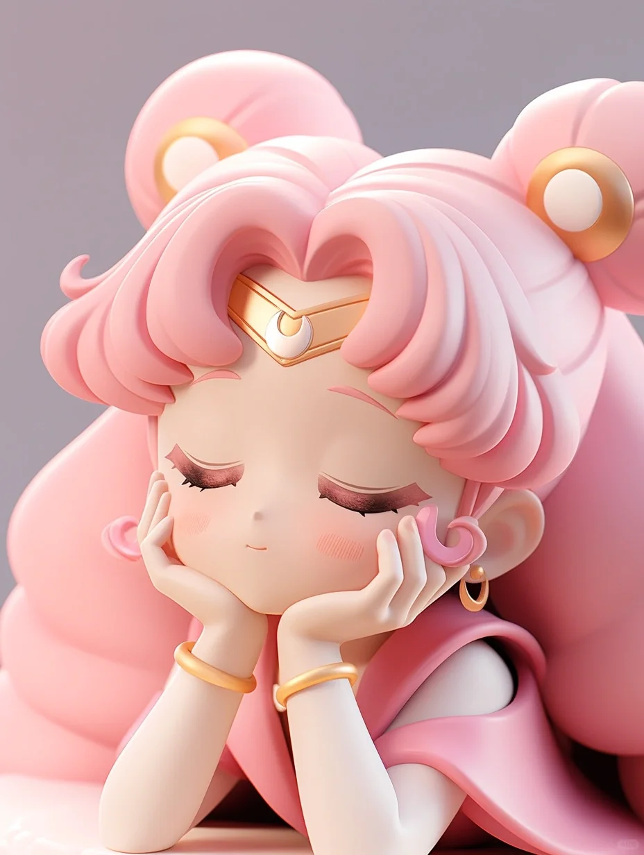 Midjourney❾可爱到炸！美少女战士最萌的是她