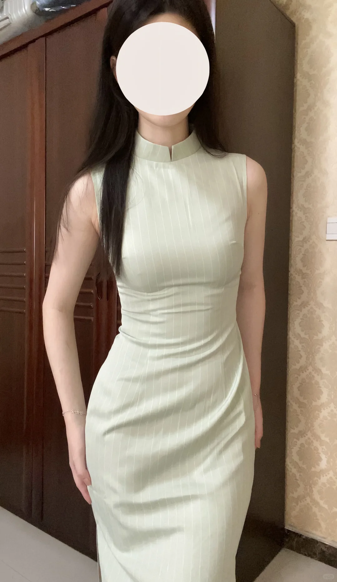 🎀粉色or绿色？｜难以抉择的一件旗袍