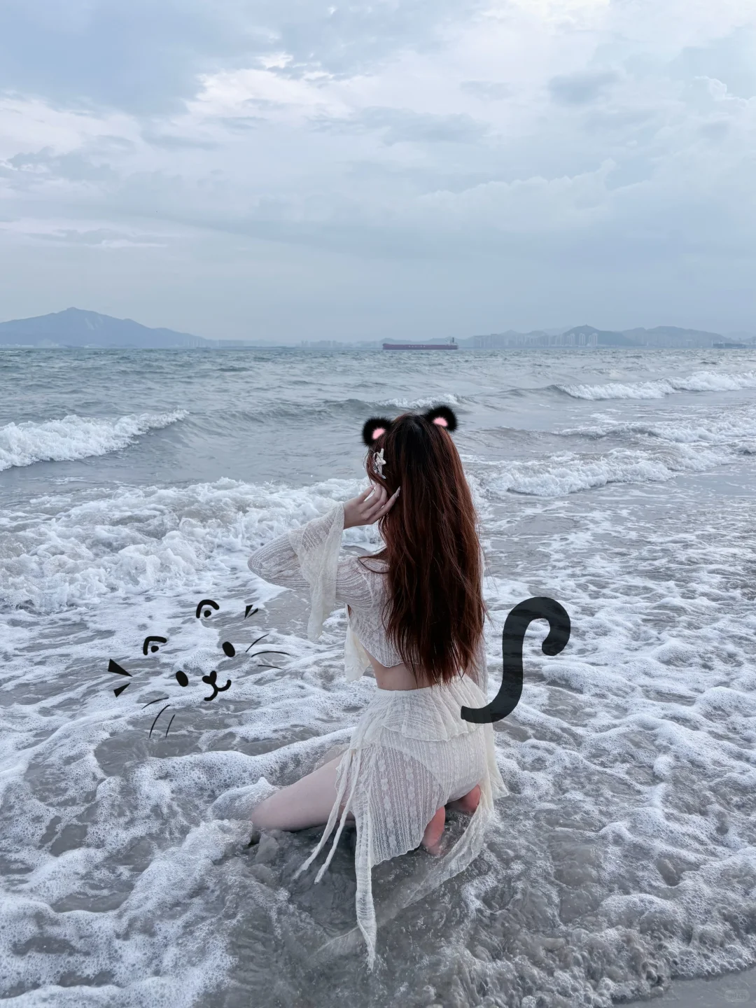海边拍照姿势和泳衣推荐！！