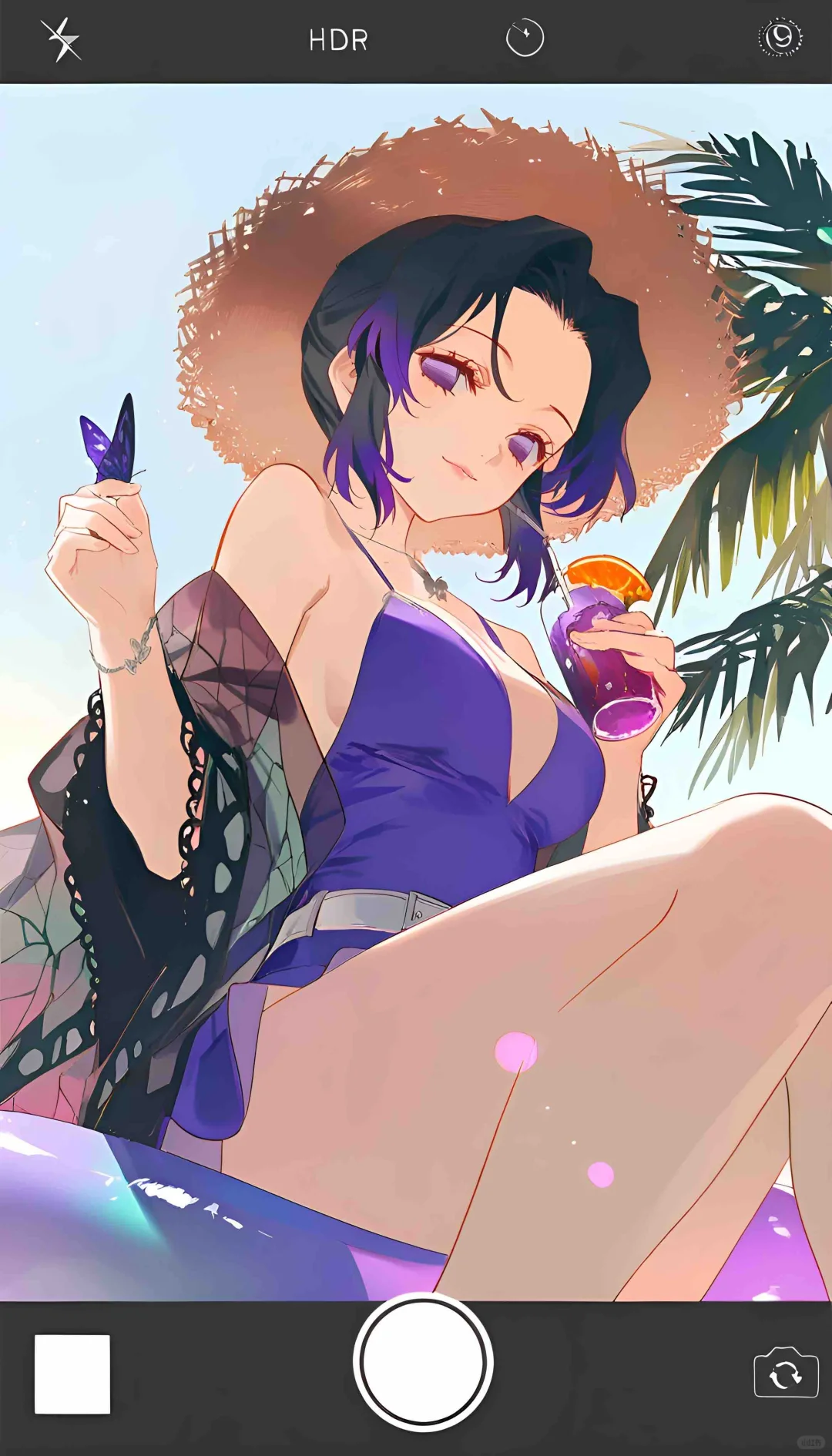 服设｜蝴蝶忍✖️海边水着泳装🌊