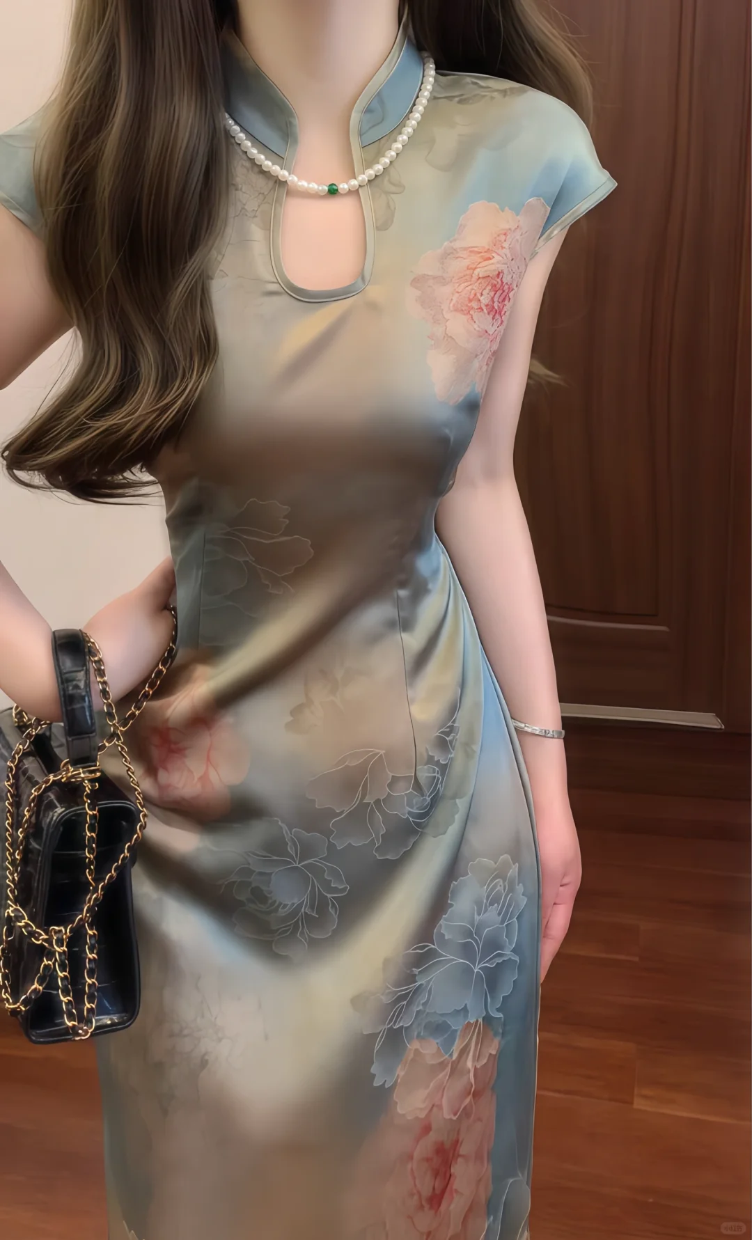 被这件旗袍美到了