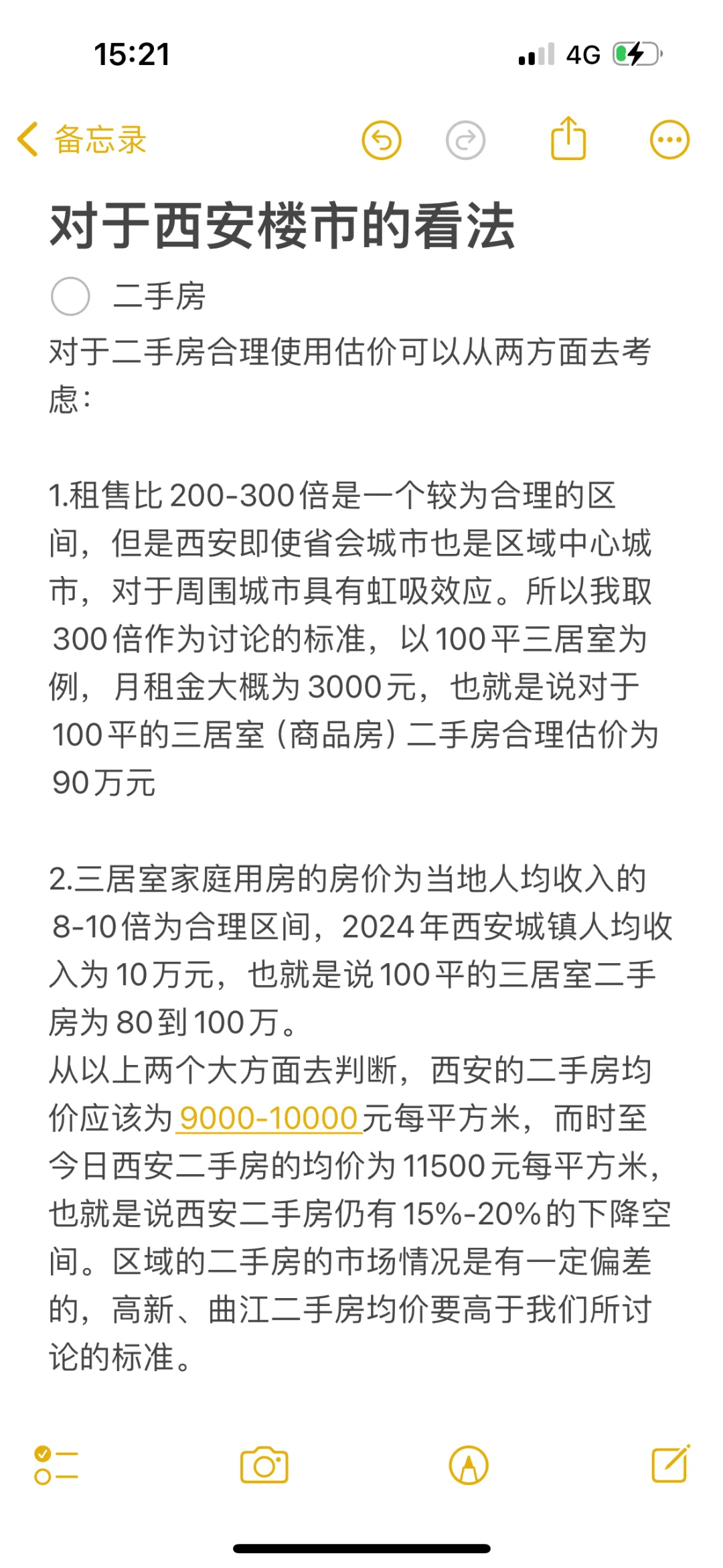对于西安楼市的看法