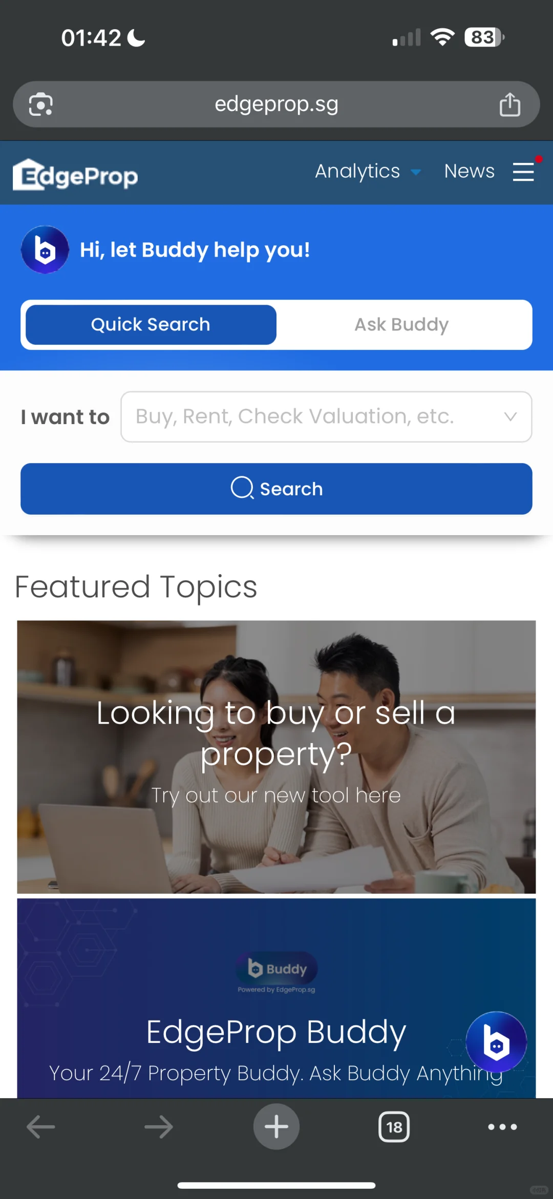 🇸🇬看房日记｜找房用到的那些网站和App
