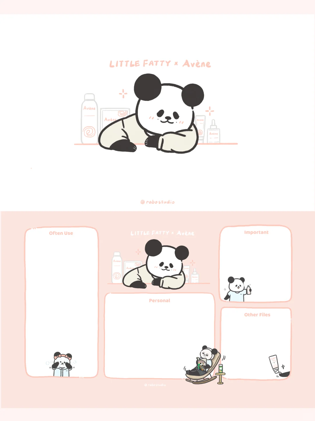Little Fatty 雅漾电脑分区壁纸