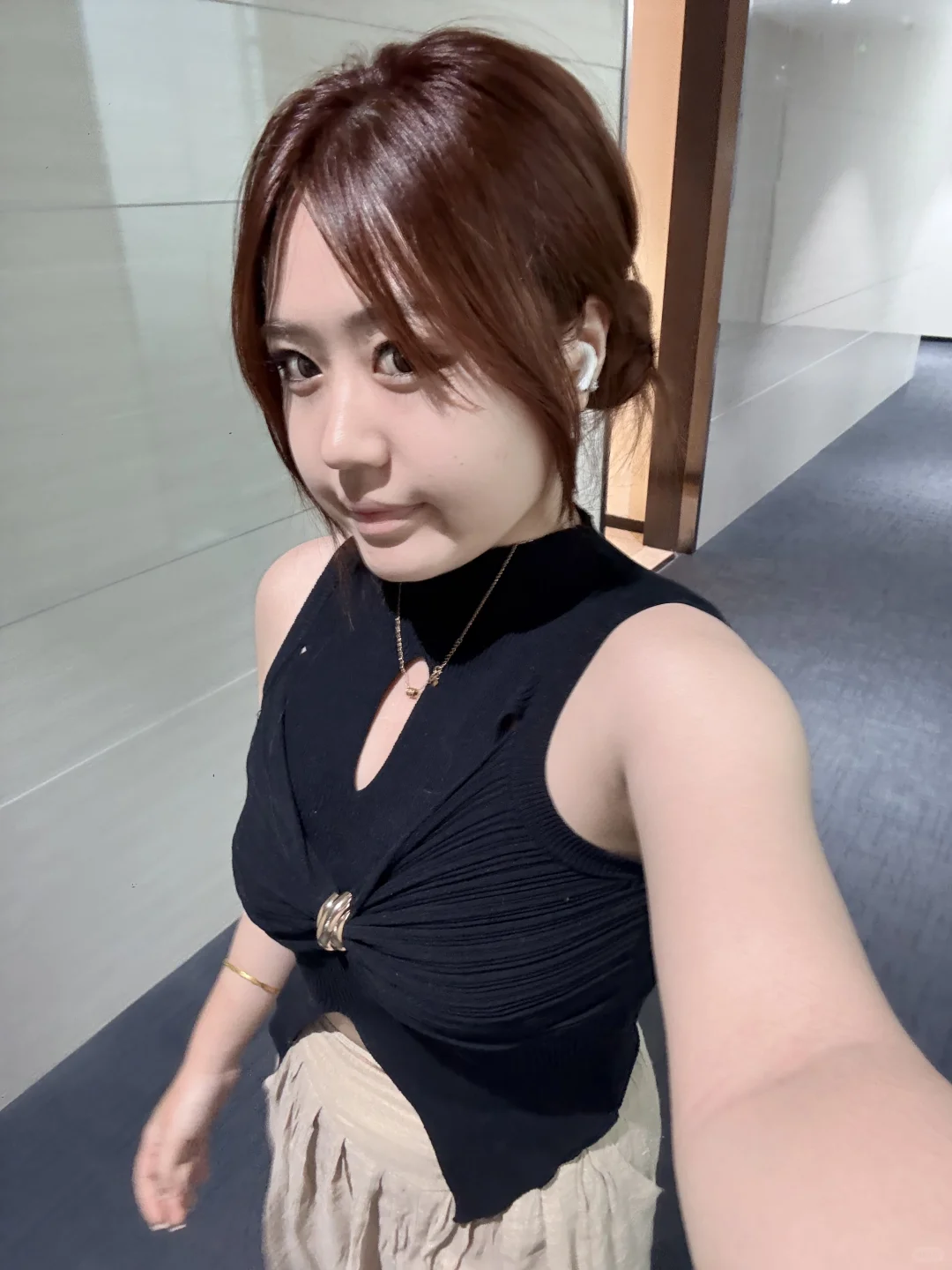 瘦了40斤的自拍脸部变化 150-110