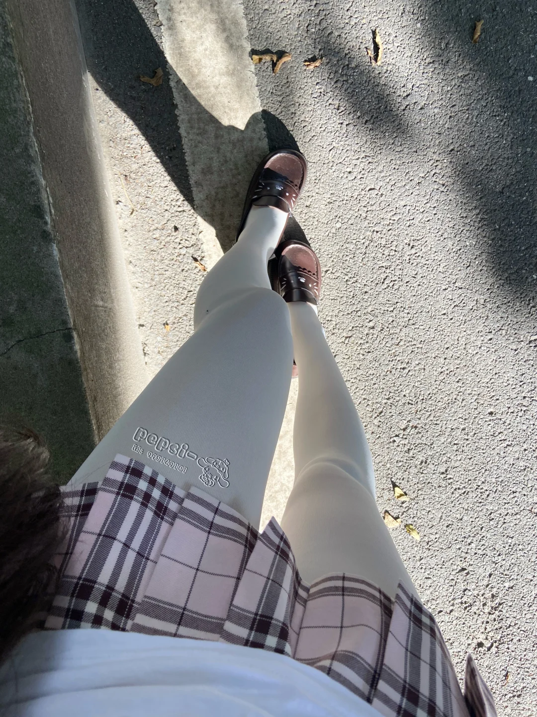 今日份连裤袜穿搭