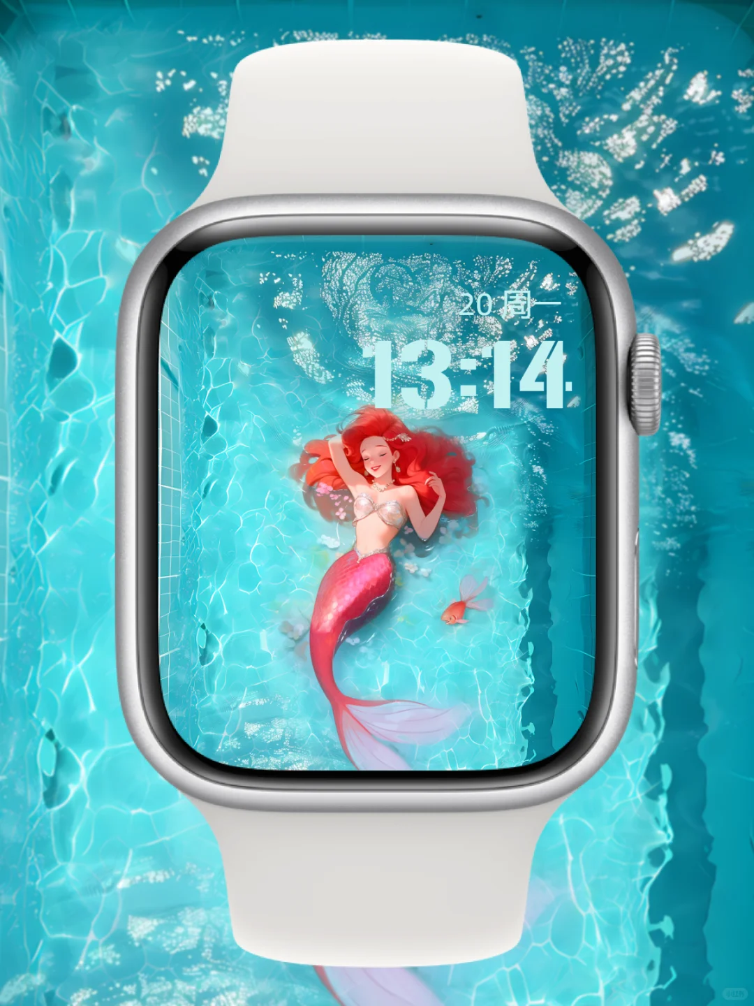 泳池美人鱼🧜‍♀️公主专属iwatch表盘