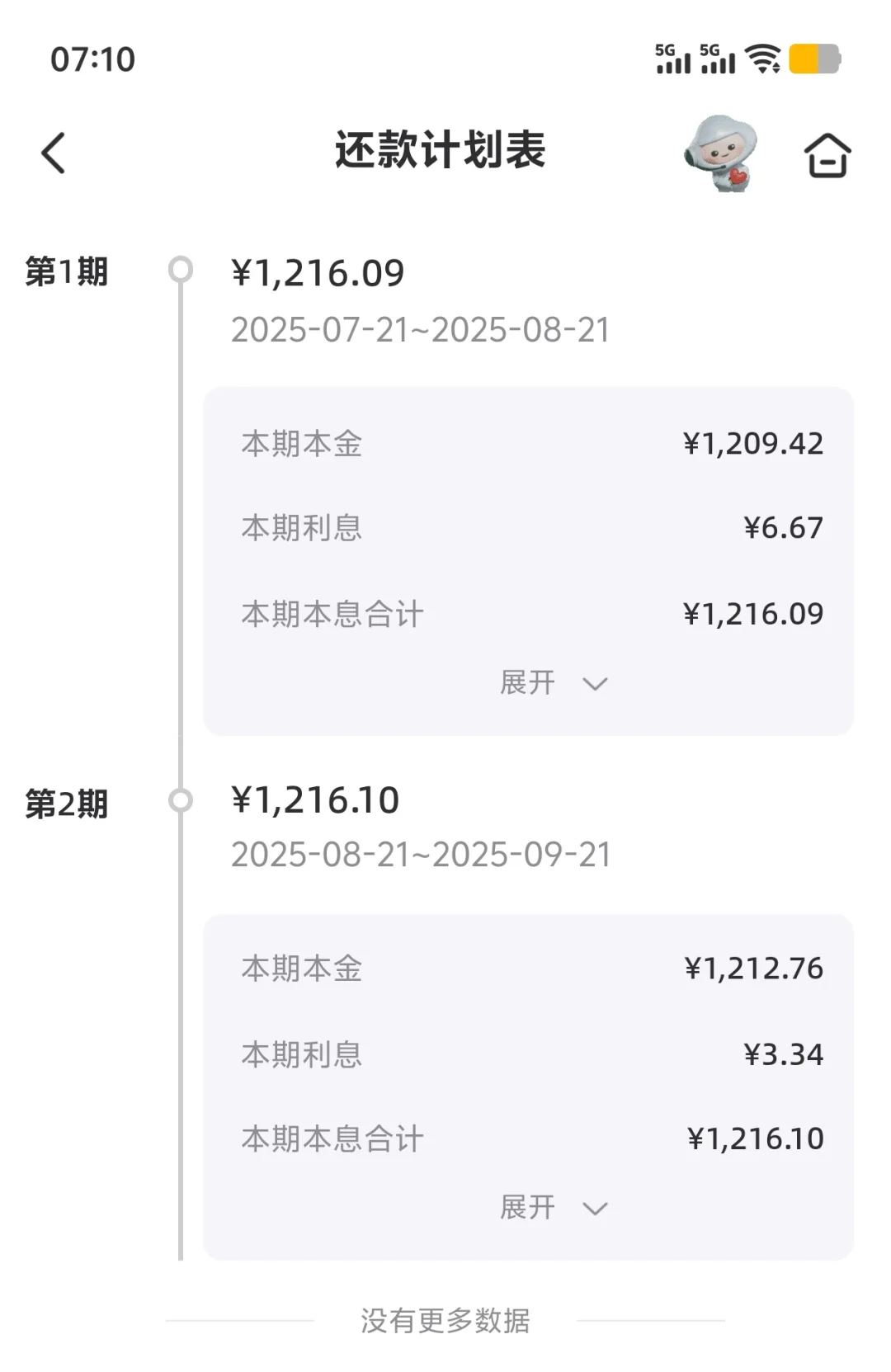 我的房贷要清了