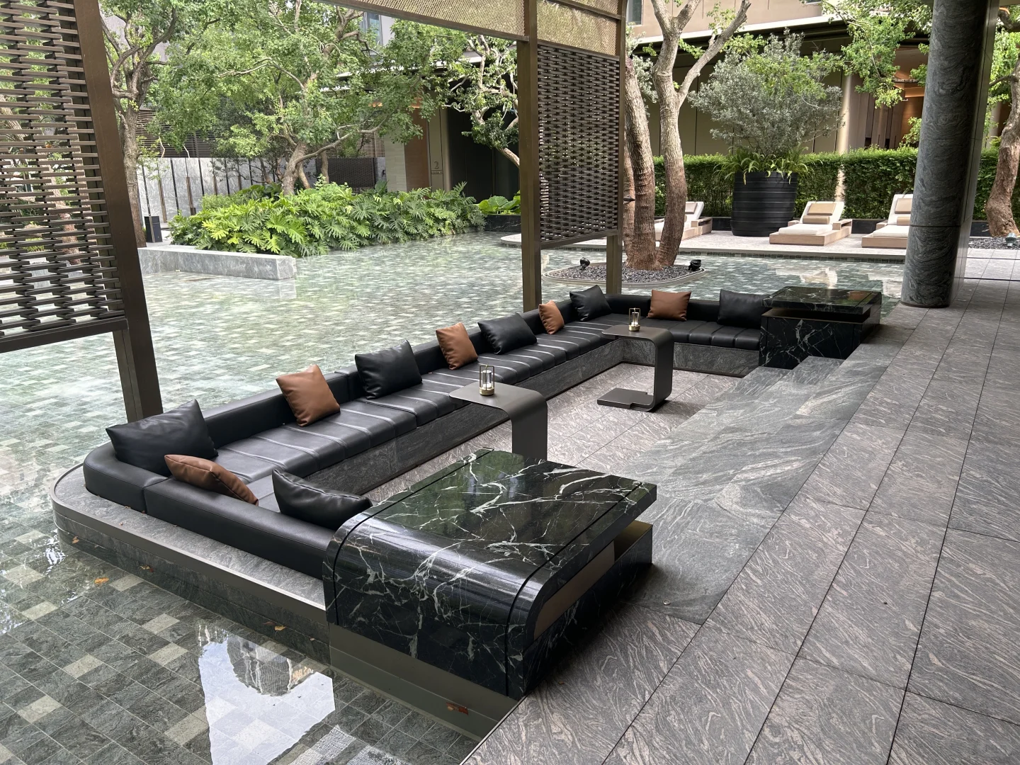 万科住宅展示区的一些景观细节