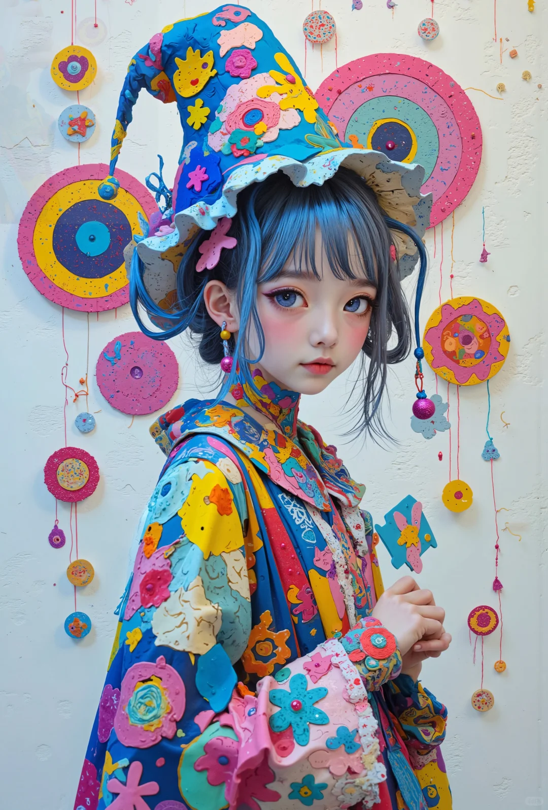 夏日少女与花花的唯美壁纸欣赏