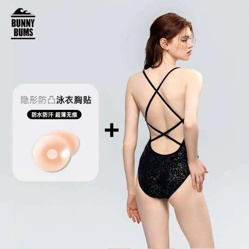 连体三角泳衣女2025新款竞速专业训练游