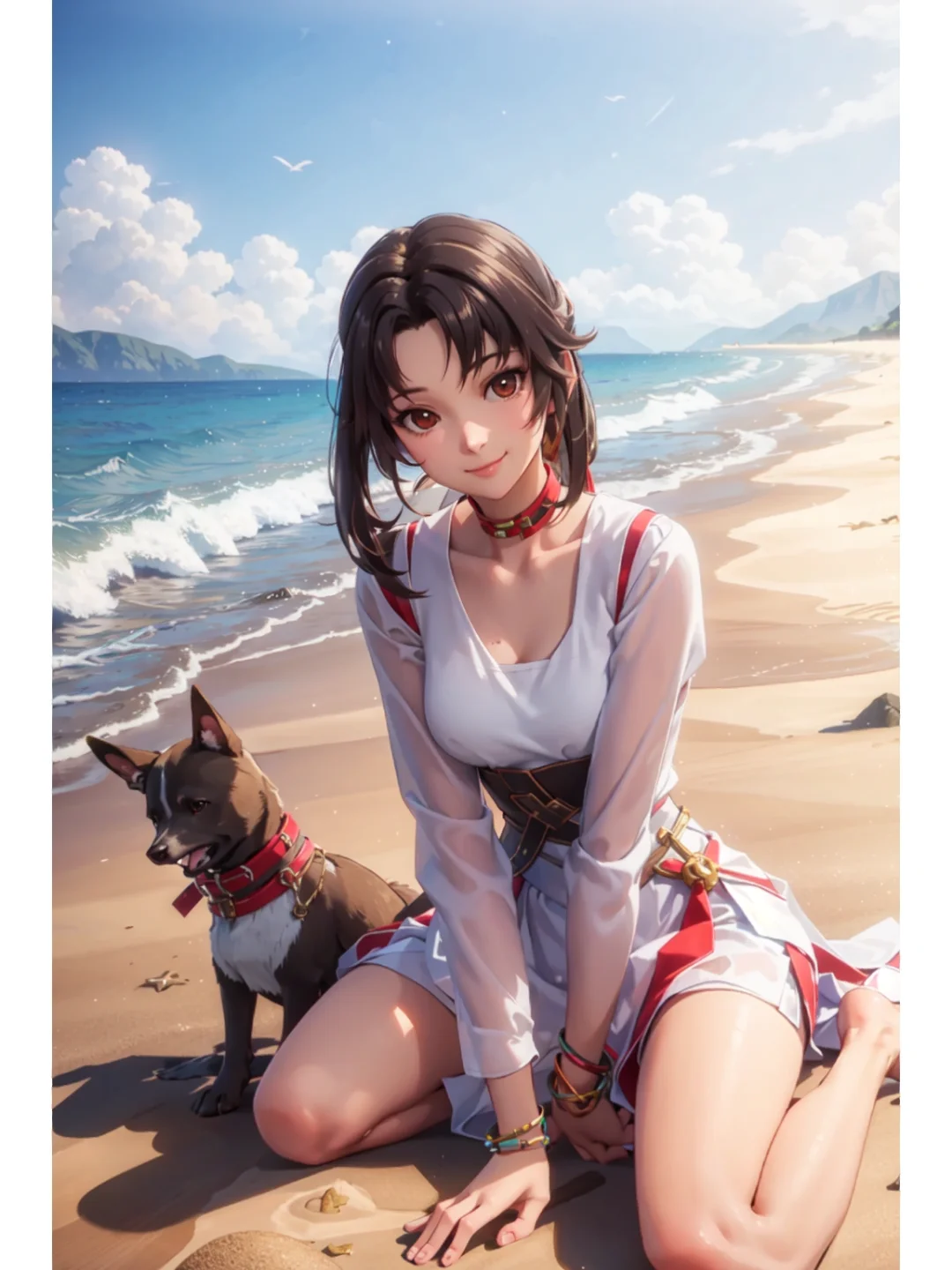 云缨遇见沙滩
