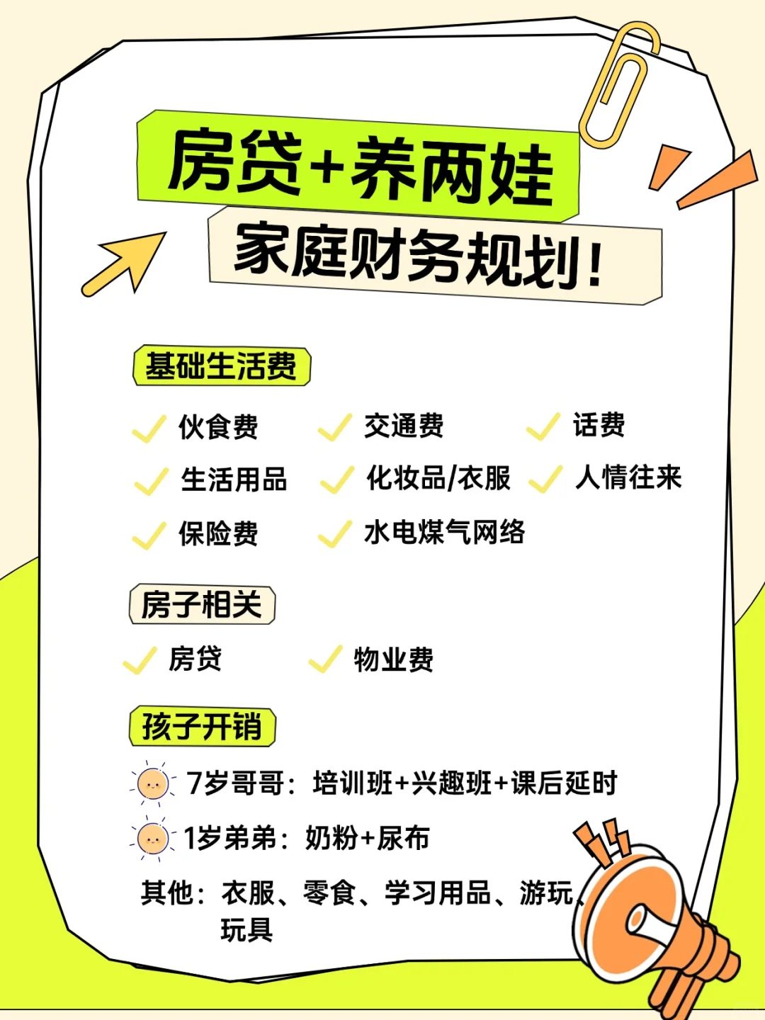 厦门双娃家庭 | 房贷+养娃，如何精打细算？