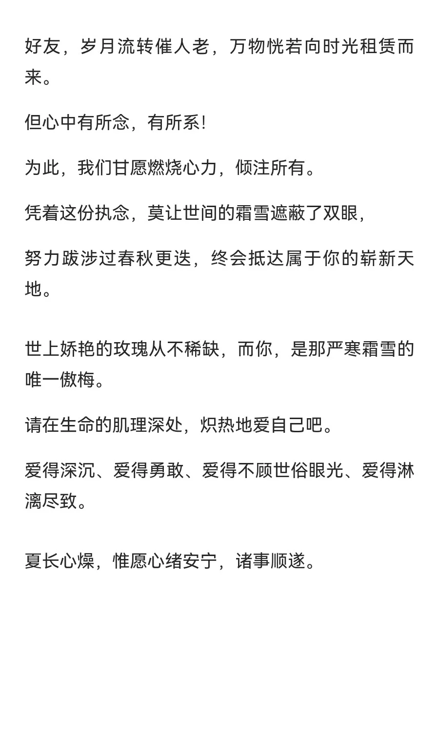 世上不缺娇艳的玫瑰，可你是唯一傲梅