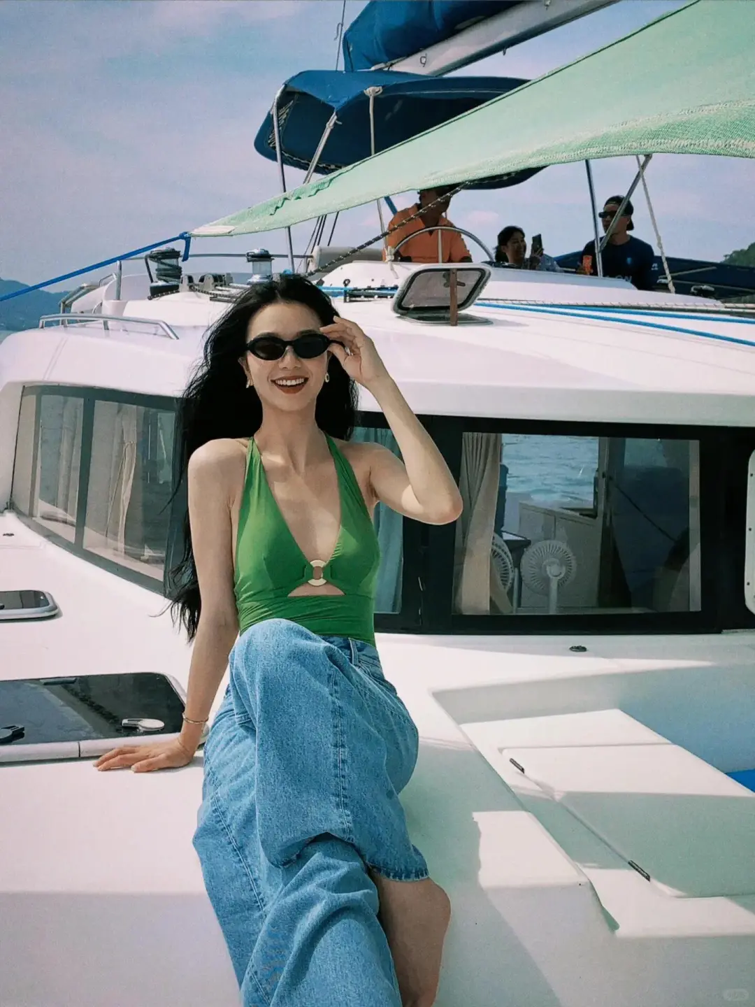 海上逐风🌊｜这件绿泳衣美出新高度
