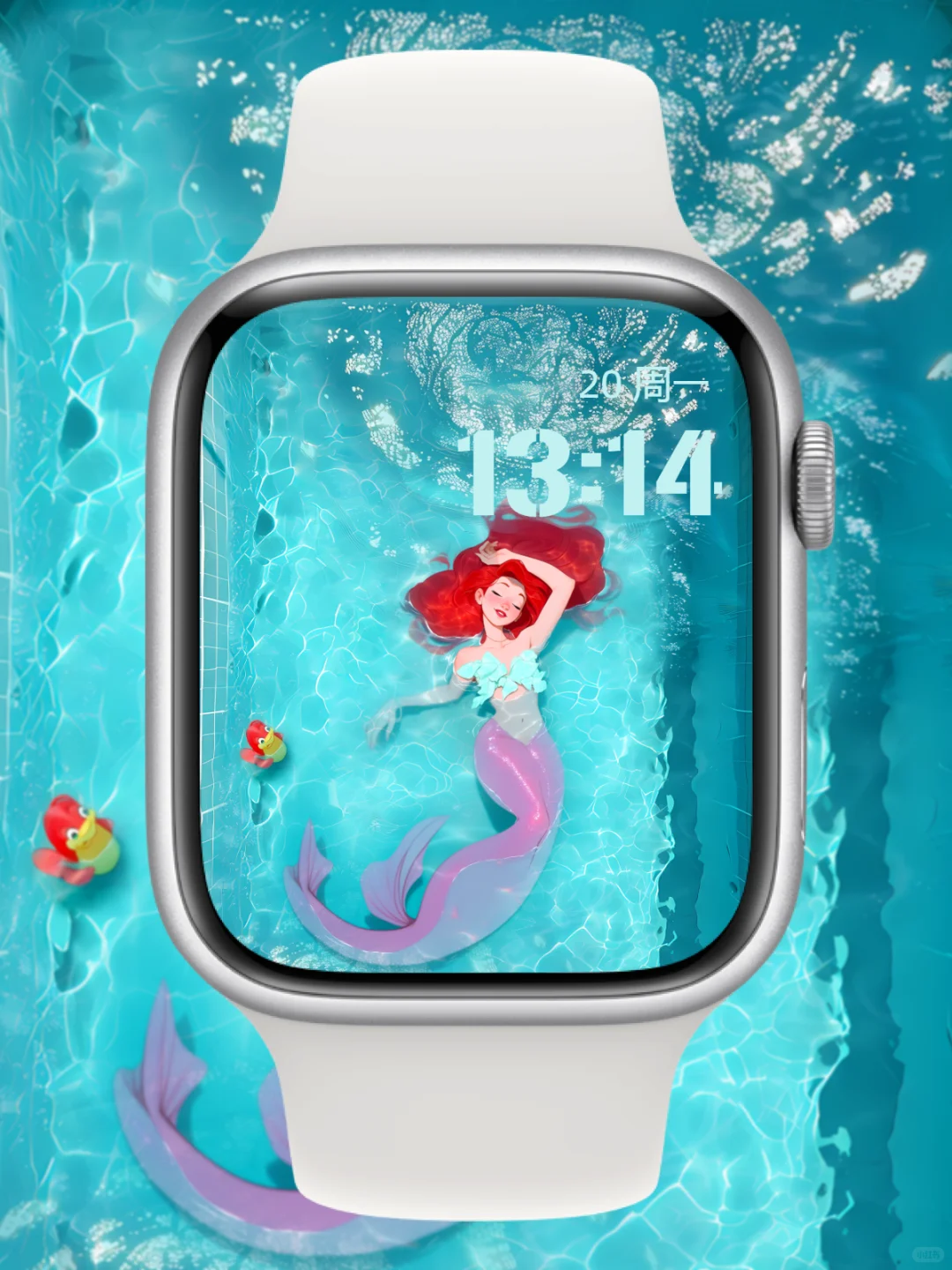 泳池美人鱼🧜‍♀️公主专属iwatch表盘