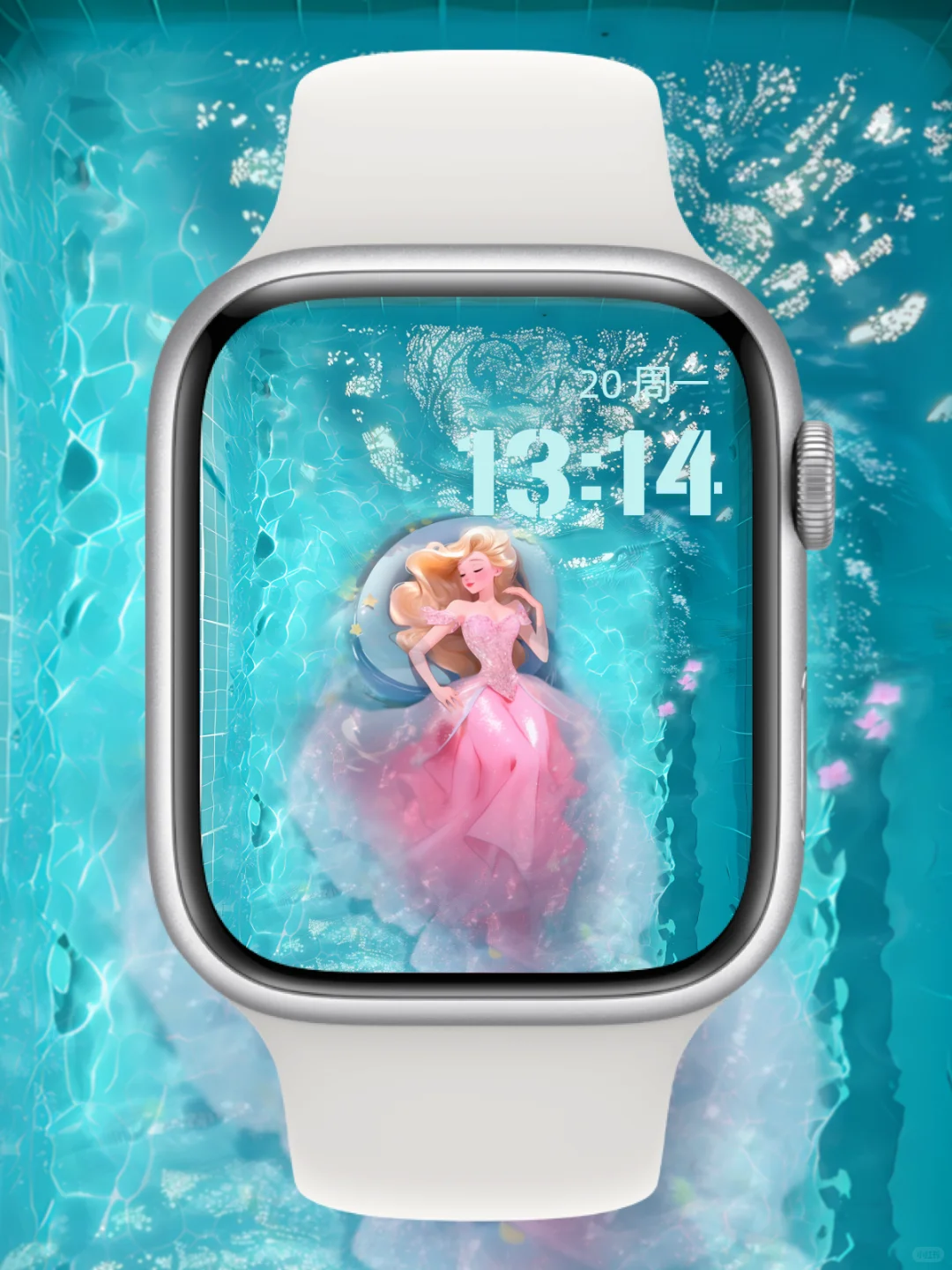 泳池美人鱼🧜‍♀️公主专属iwatch表盘