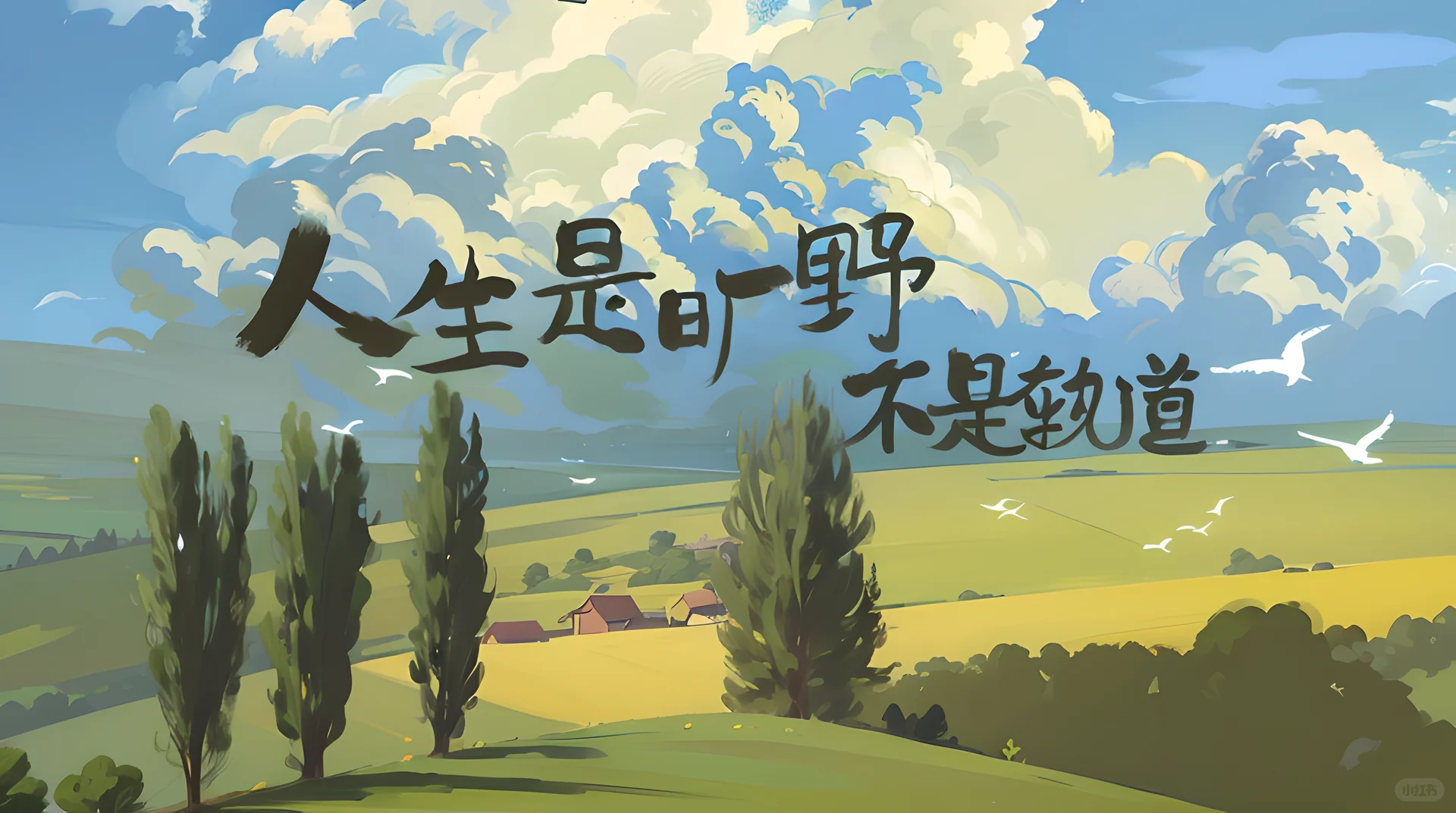 吉利星愿/乱七八糟的文字车机壁纸