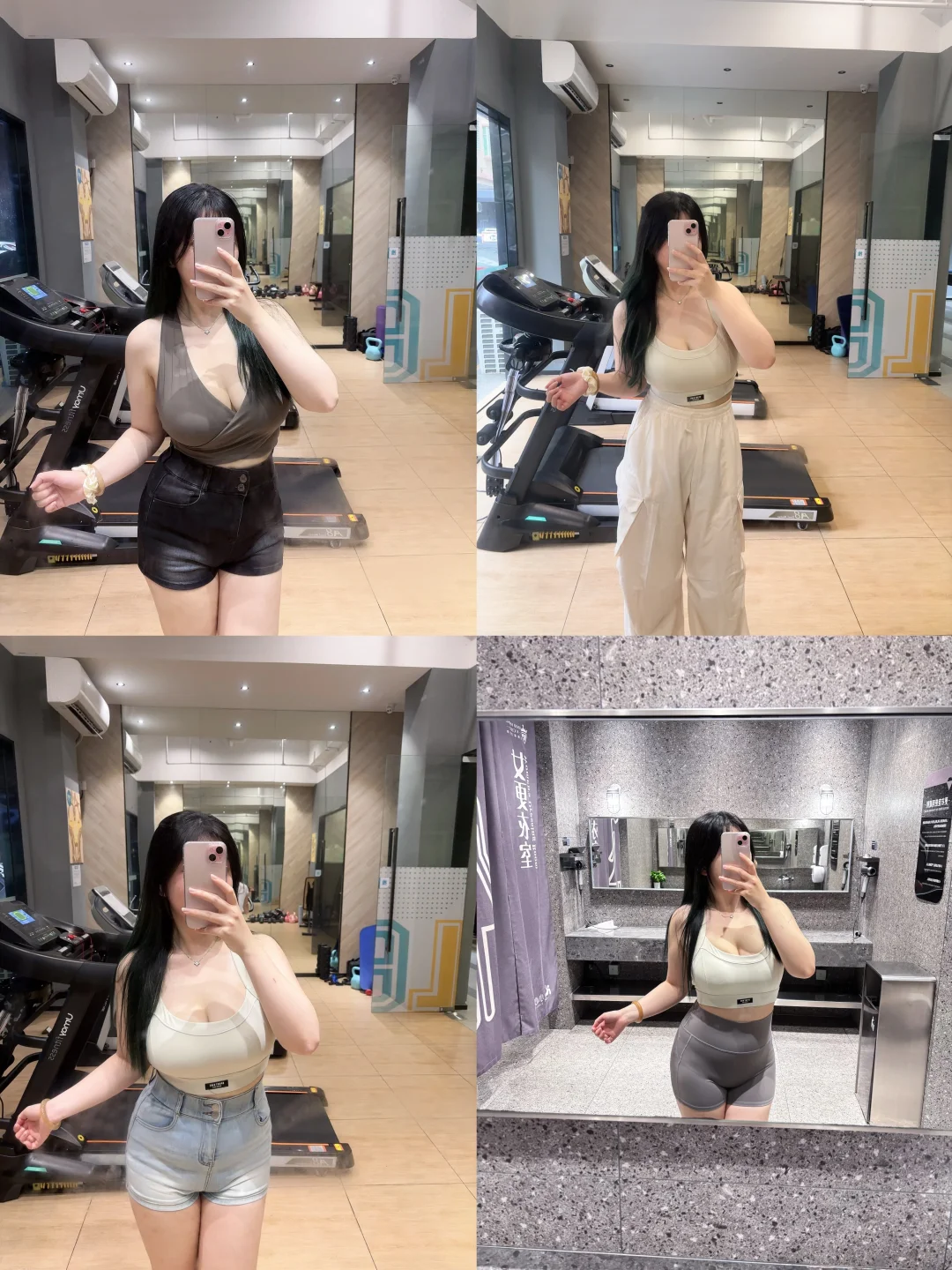 微胖辣妹健身日常穿搭💟