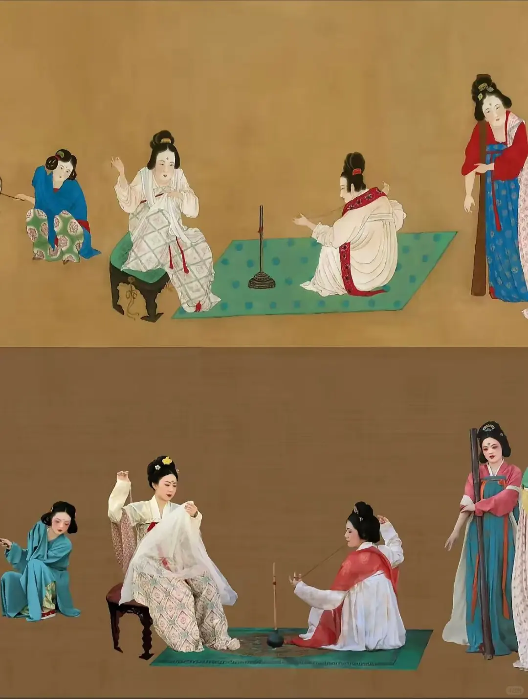 刷到唐代仕女复原图 这丰腴美感是我配不上