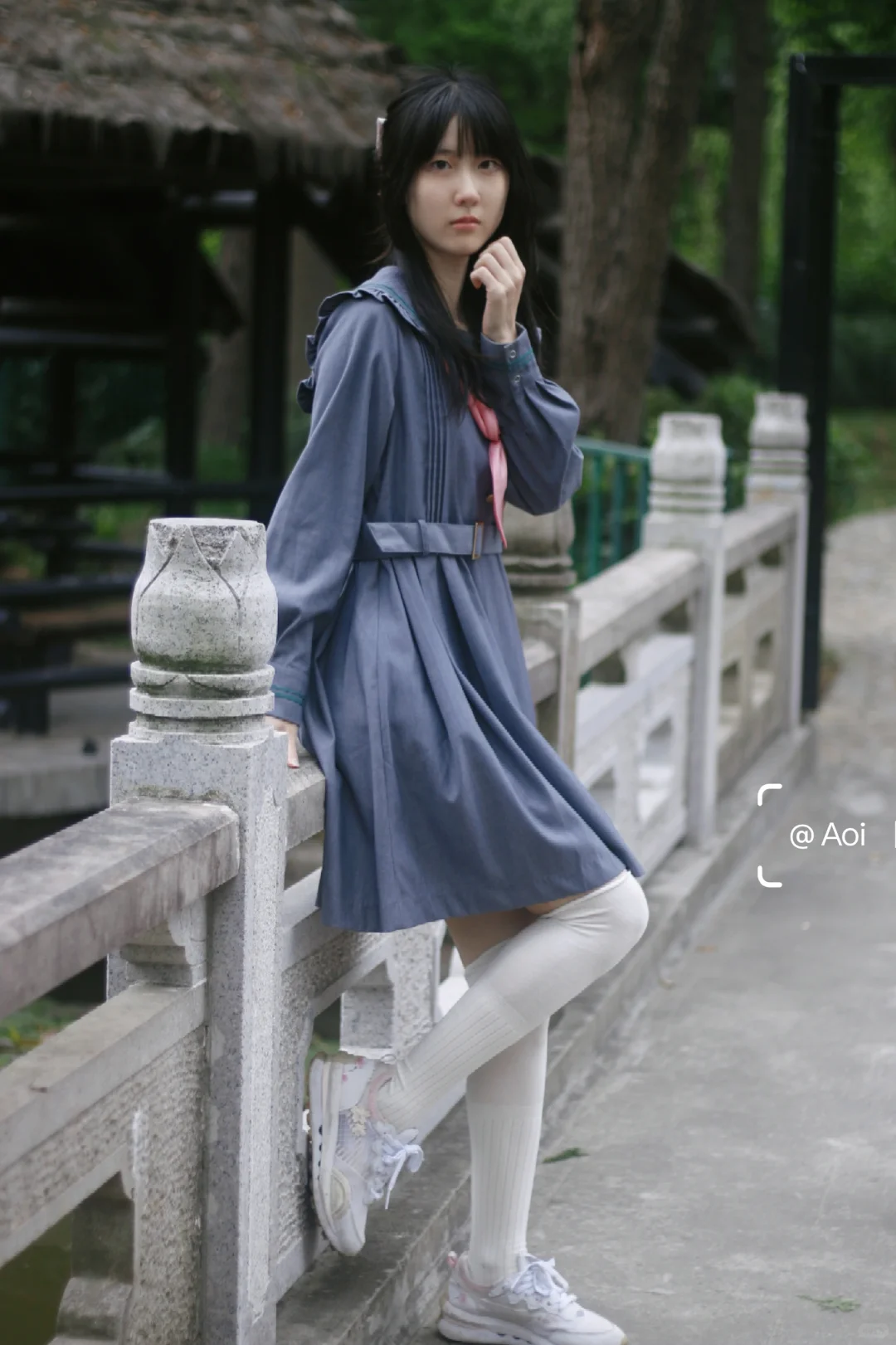 公园里偶遇的jk美少女