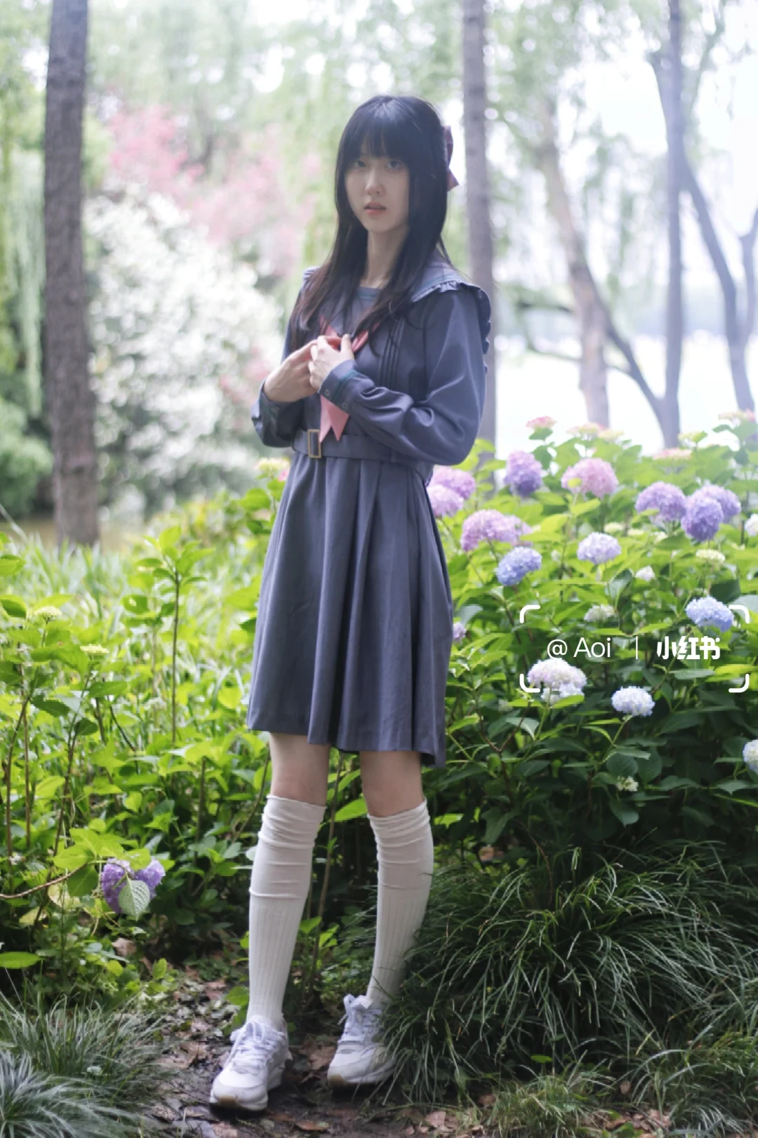 公园里偶遇的jk美少女